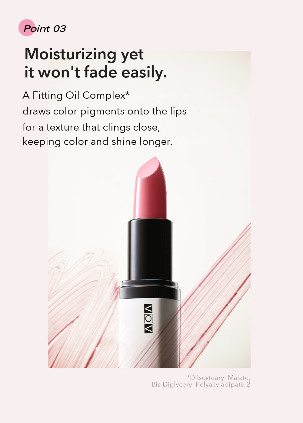 VOV Satin Slip Lipstick 3g detail 06