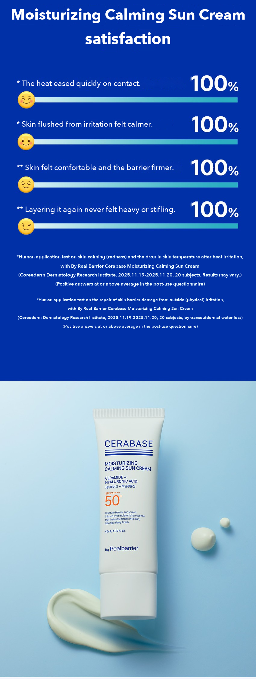 By Real Barrier Cerabase Moisturizing Calming Sun Cream 40ml detail 10