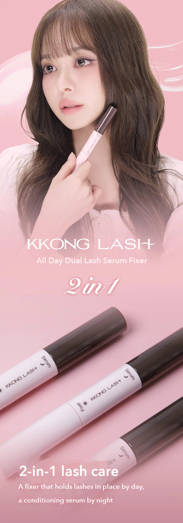 KKONG LASH All Day Dual Lash Serum Fixer detail 1