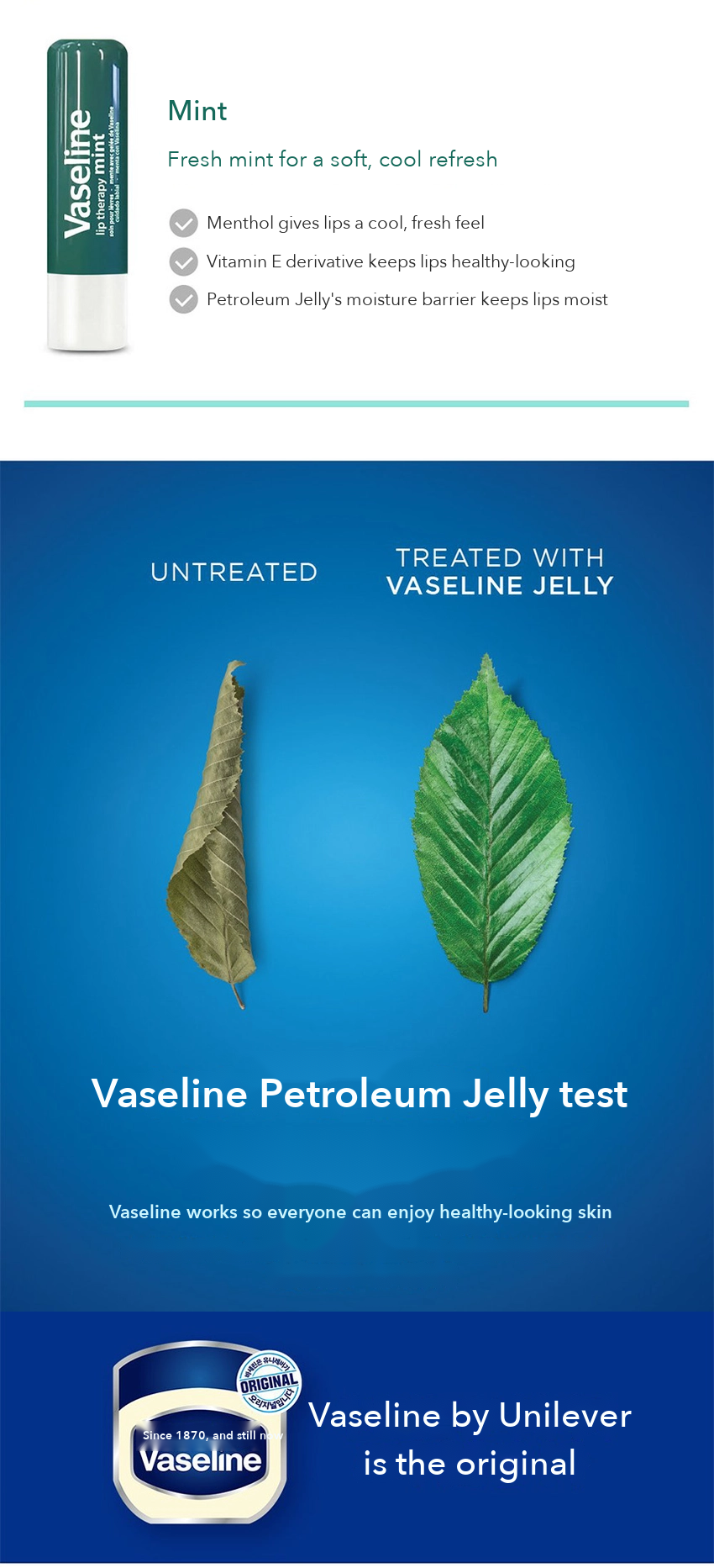 Vaseline Lip Therapy Original 2-Pack detail 4