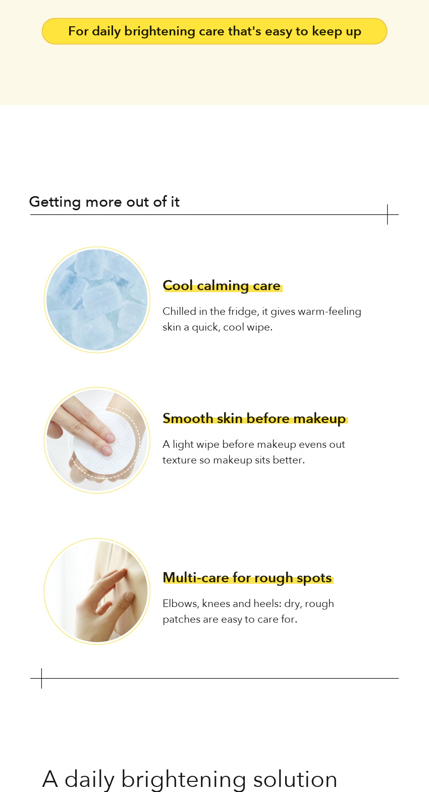COACOS Vitamin Brightening Peeling Pad detail 8