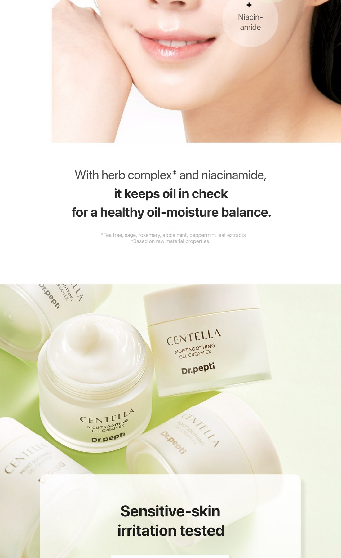 DR.PEPTI Centella Moist Soothing Gel Cream EX detail 13