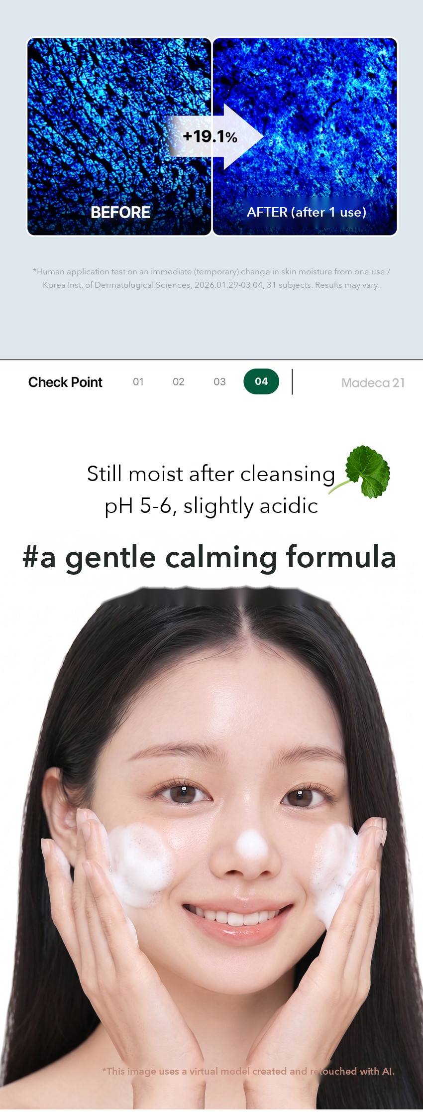 Madeca21 TECA Solution Fresh Gel Cleanser detail 08