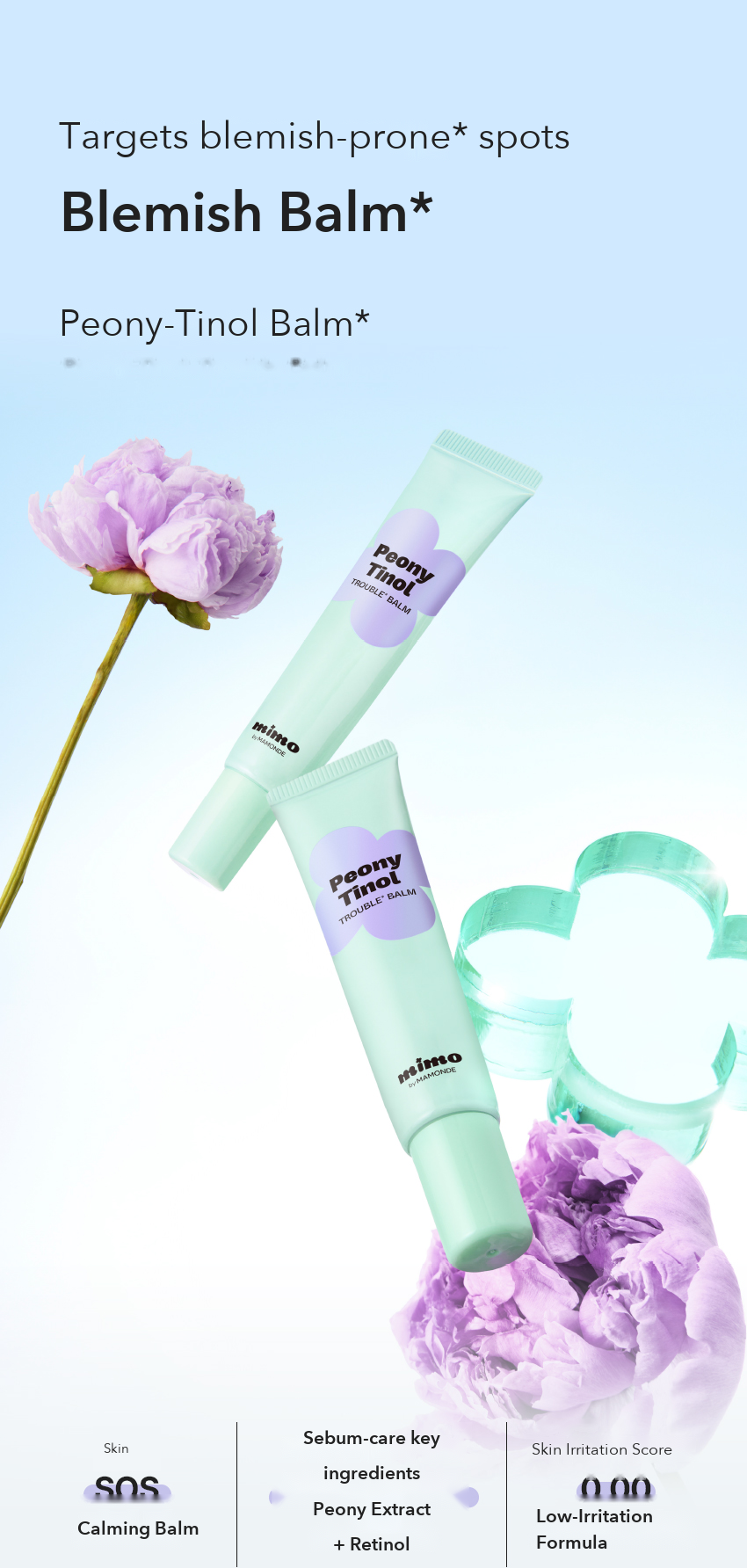 MIMO Peony-Tinol Trouble Balm detail 02
