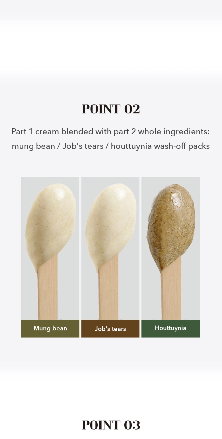 DAISO Olive Farm Mung Bean Cream Pack detail 04