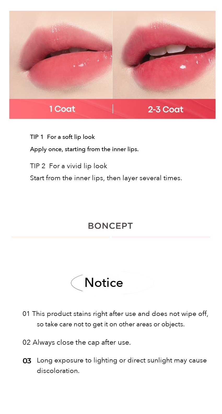 BONCEPT Water Veil Tint detail 09