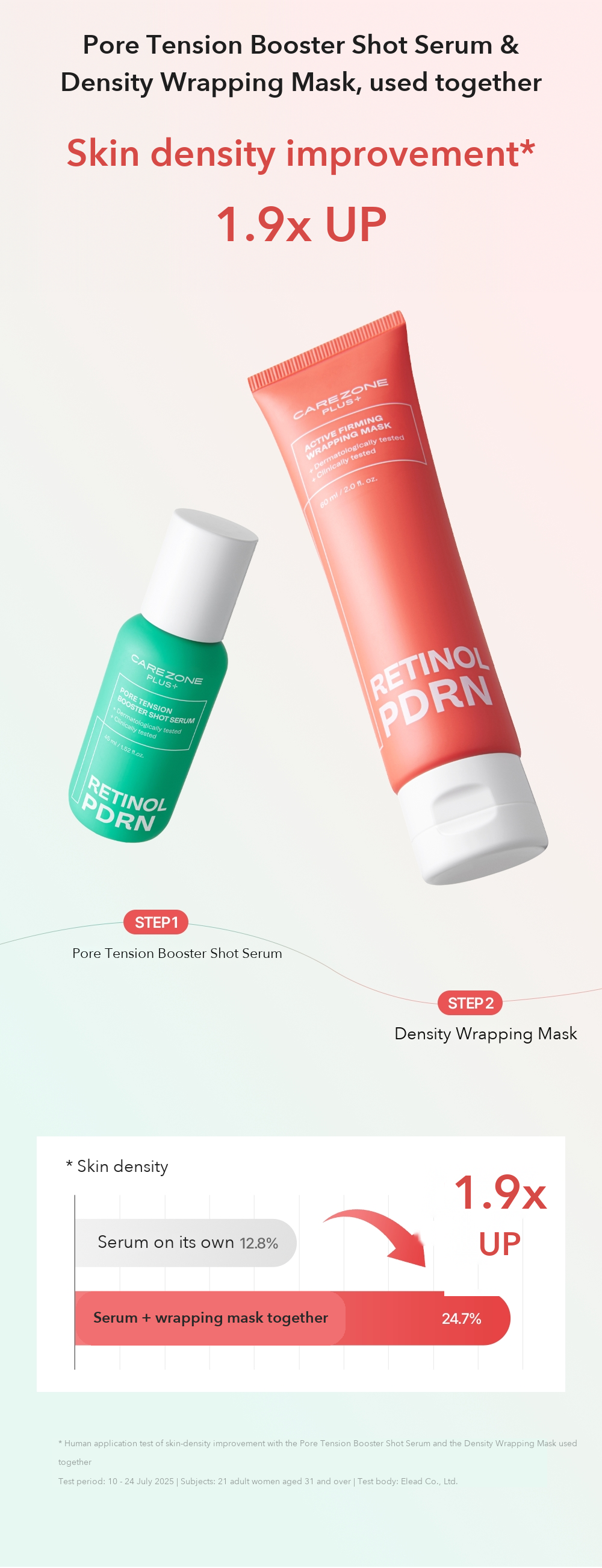 CAREZONE PLUS+ Density Firming Wrapping Mask detail 09