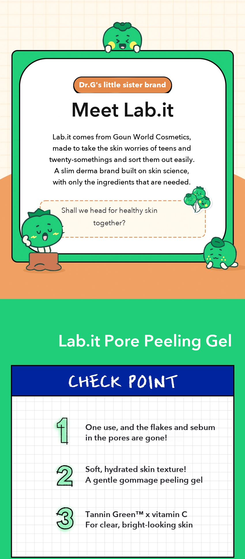 Lab.it Pore Peeling Gel detail 2