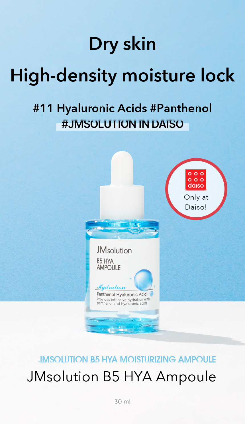 JMsolution B5 Hya Moisturizing Ampoule 30ml detail 01