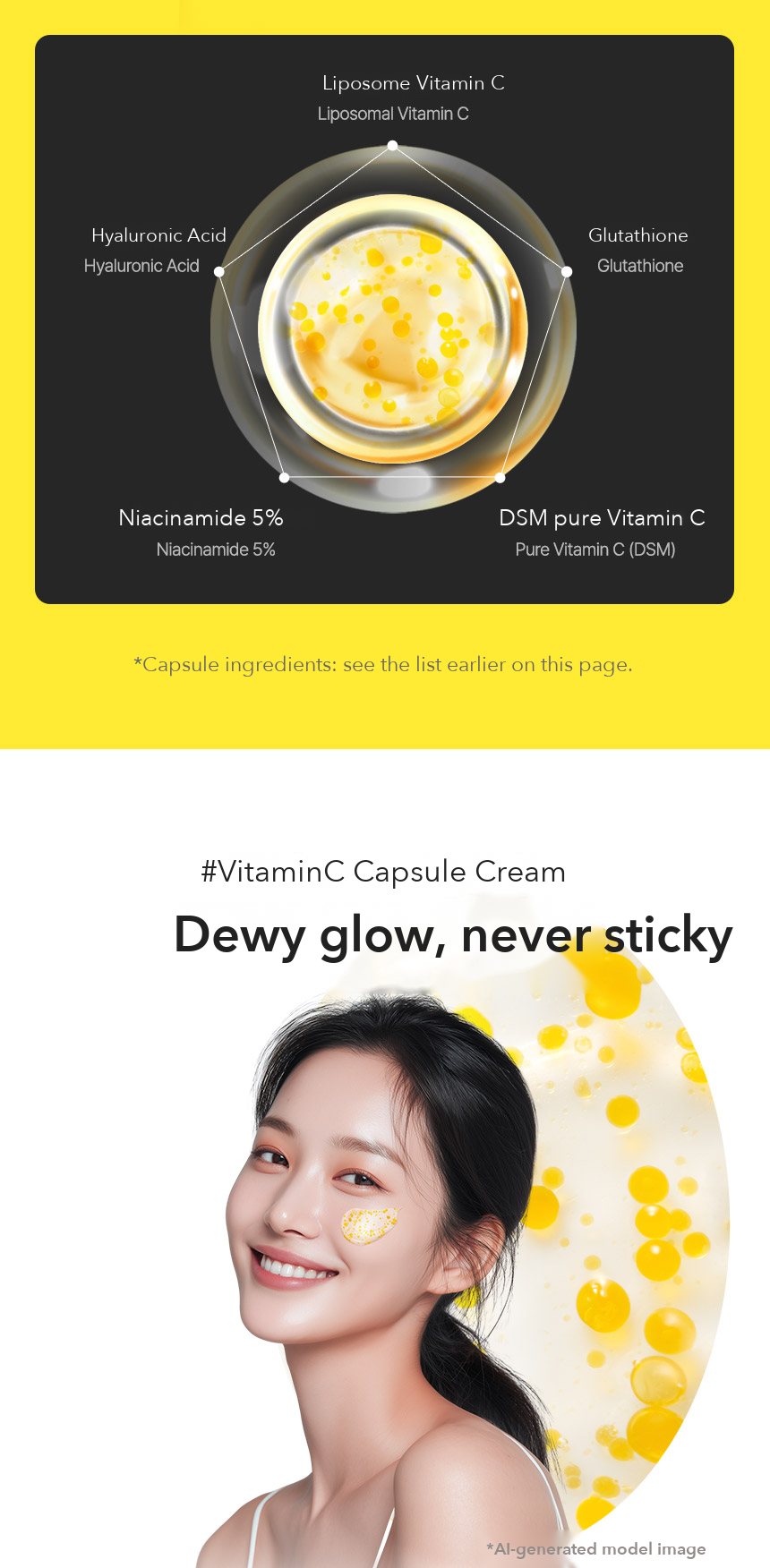 CLEADERM Liposome Vitamin C Capsule Cream detail 06