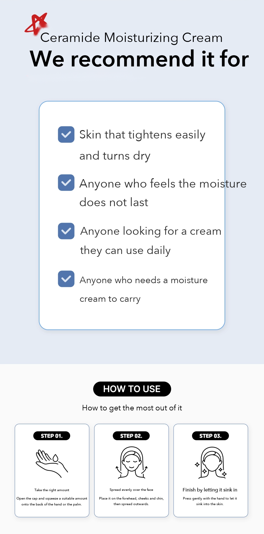 CUREST Ceramide Moisturizing Cream detail 7