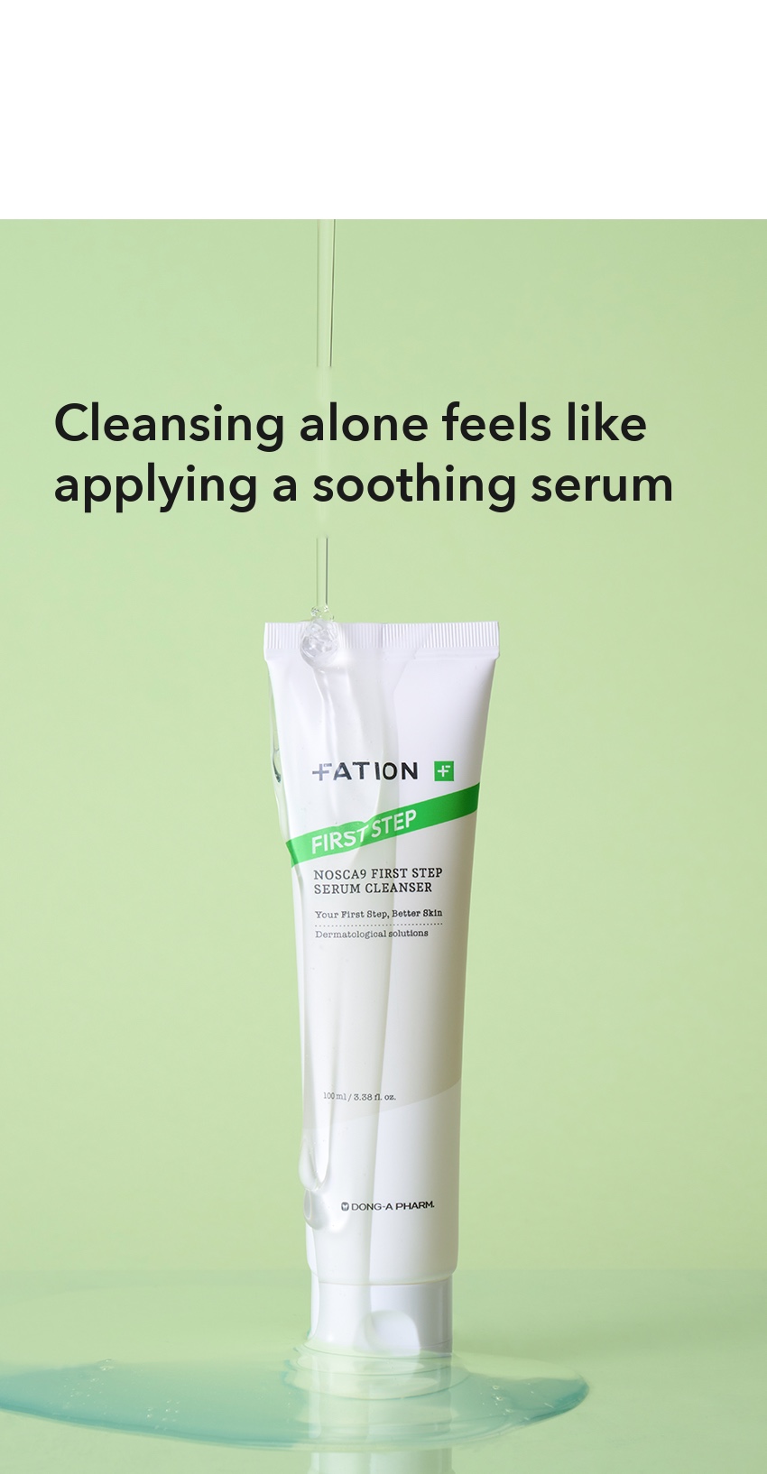 FATION Nosca9 First Step Serum Cleanser 100ml detail 3