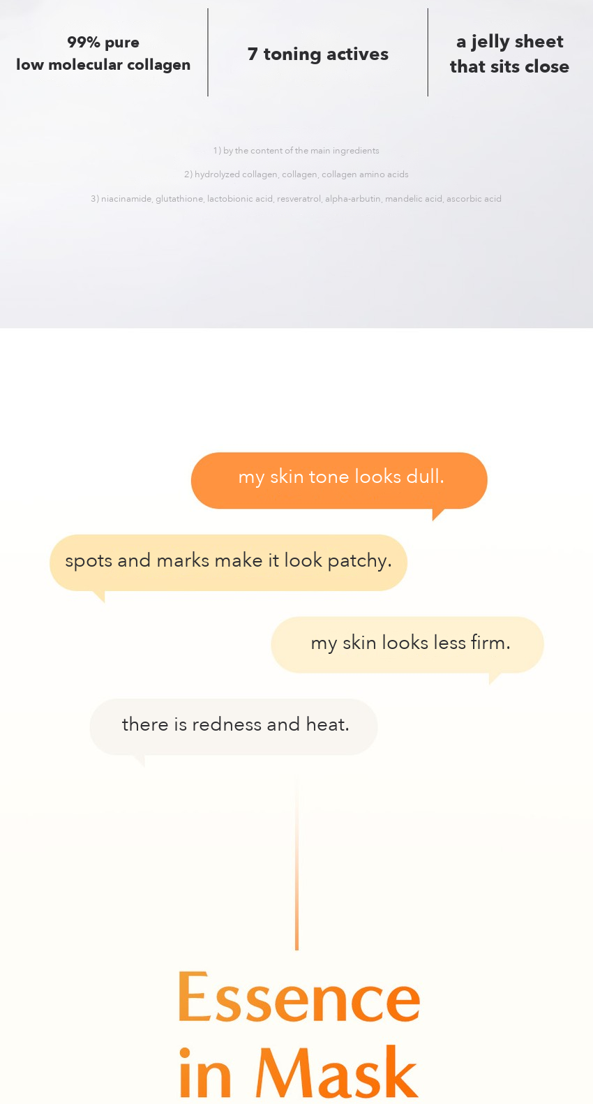 AROCELL Melacollagen Essence Sheet Mask detail 02