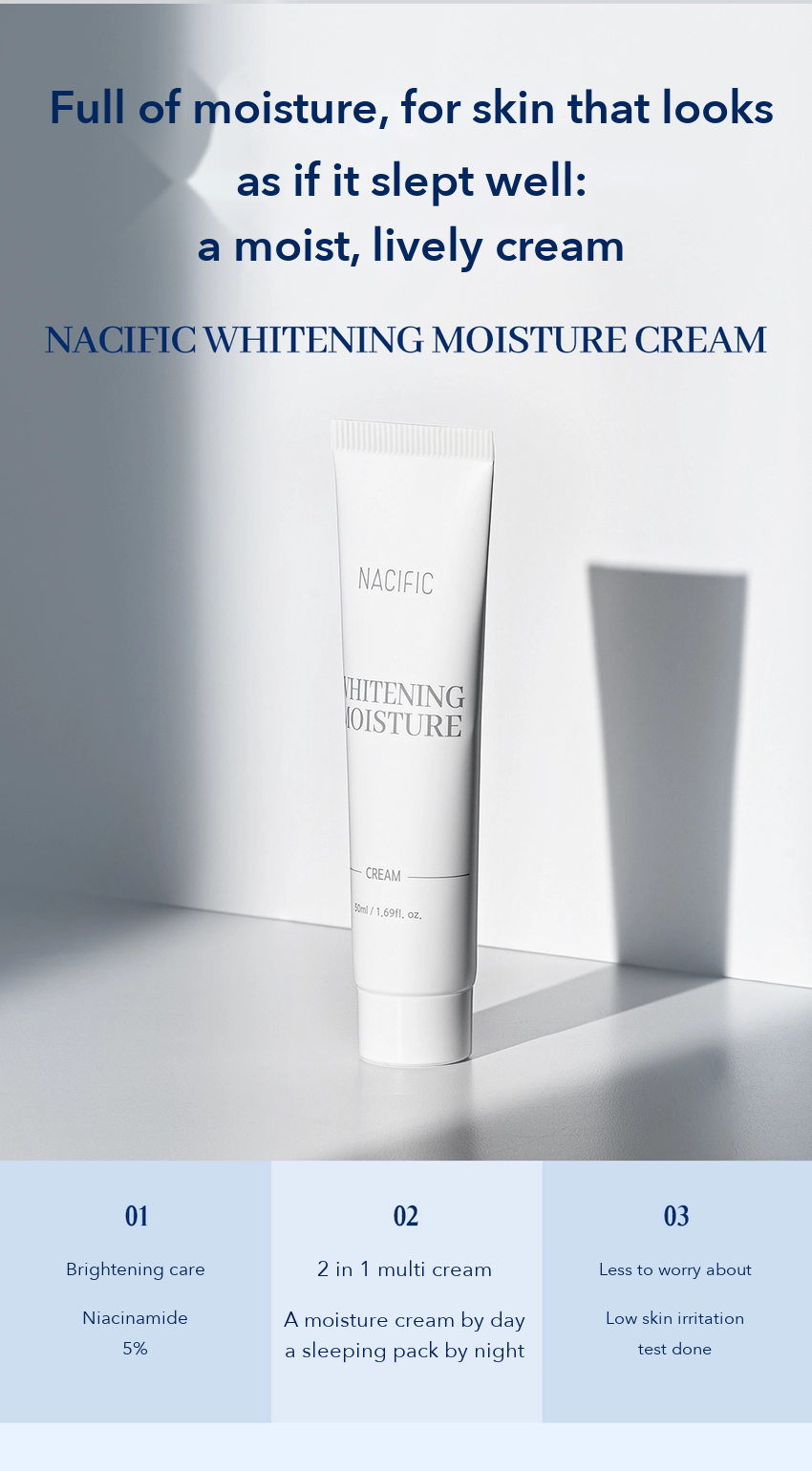 NACIFIC Whitening Moisture Cream detail 2