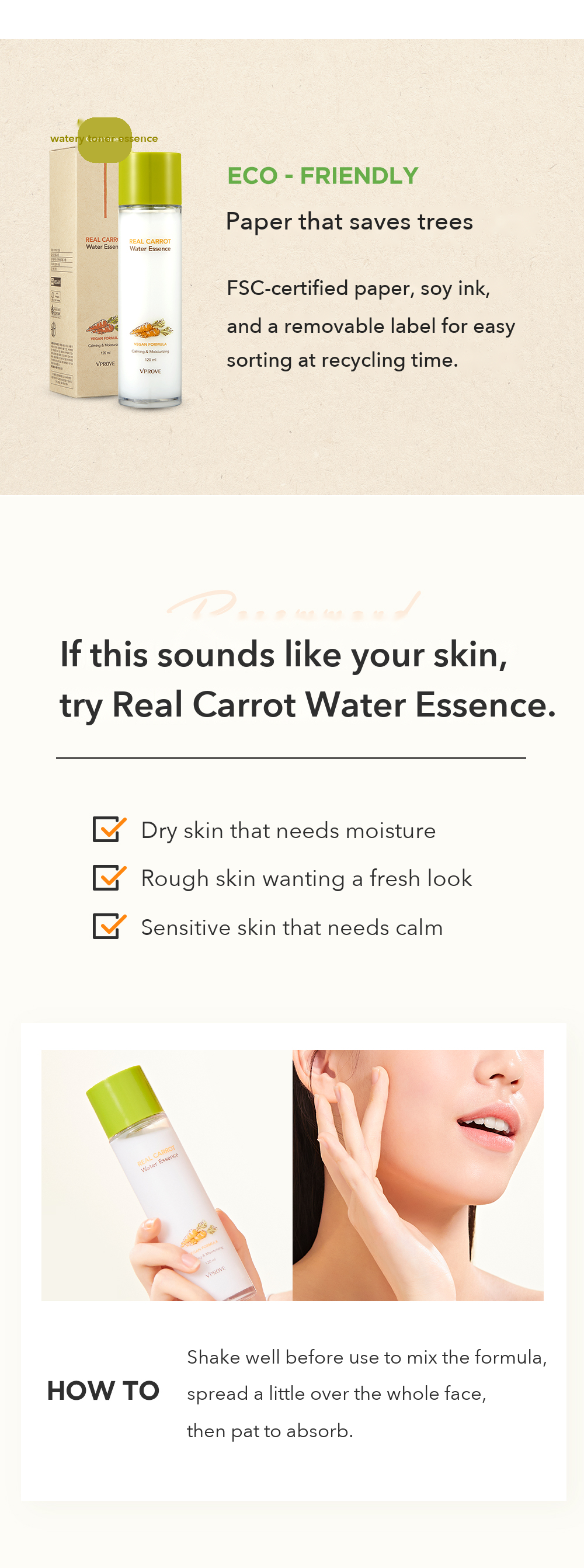 VPROVE Real Carrot Water Essence detail 06