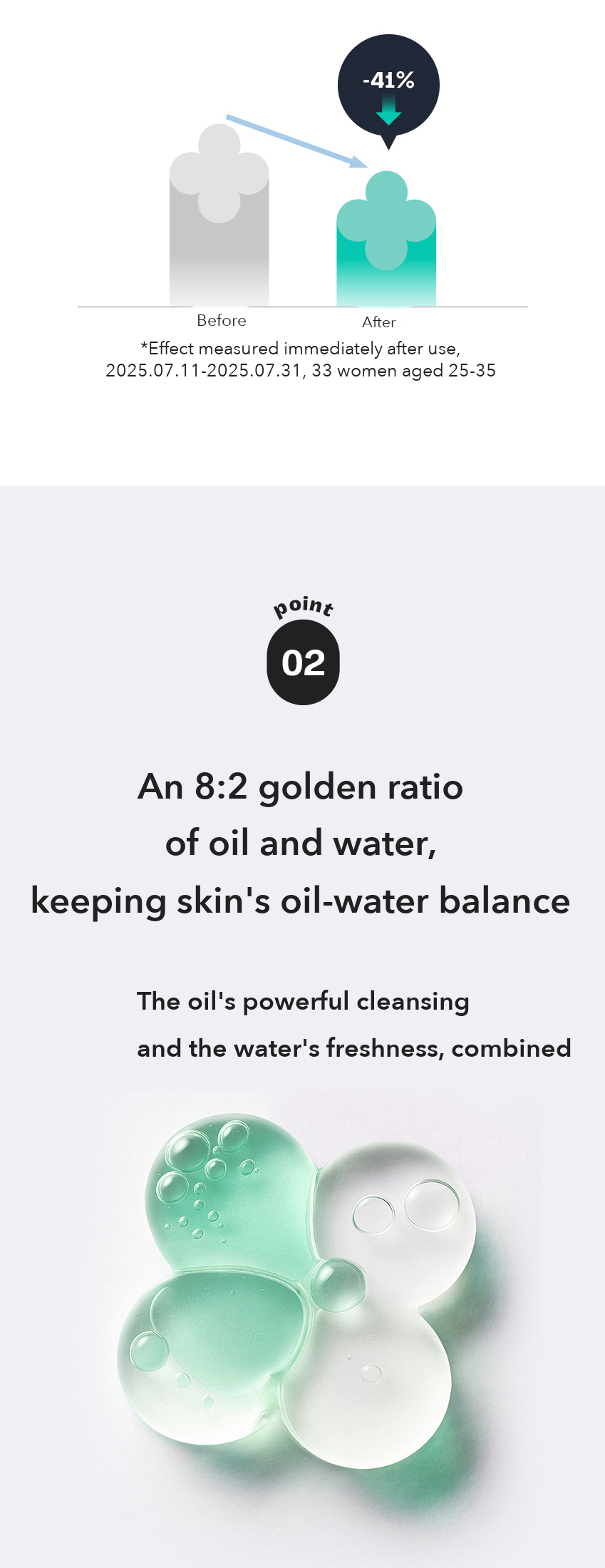 MIMO by MAMONDE Mint-AHA Cleansing Oil in Water detail 7