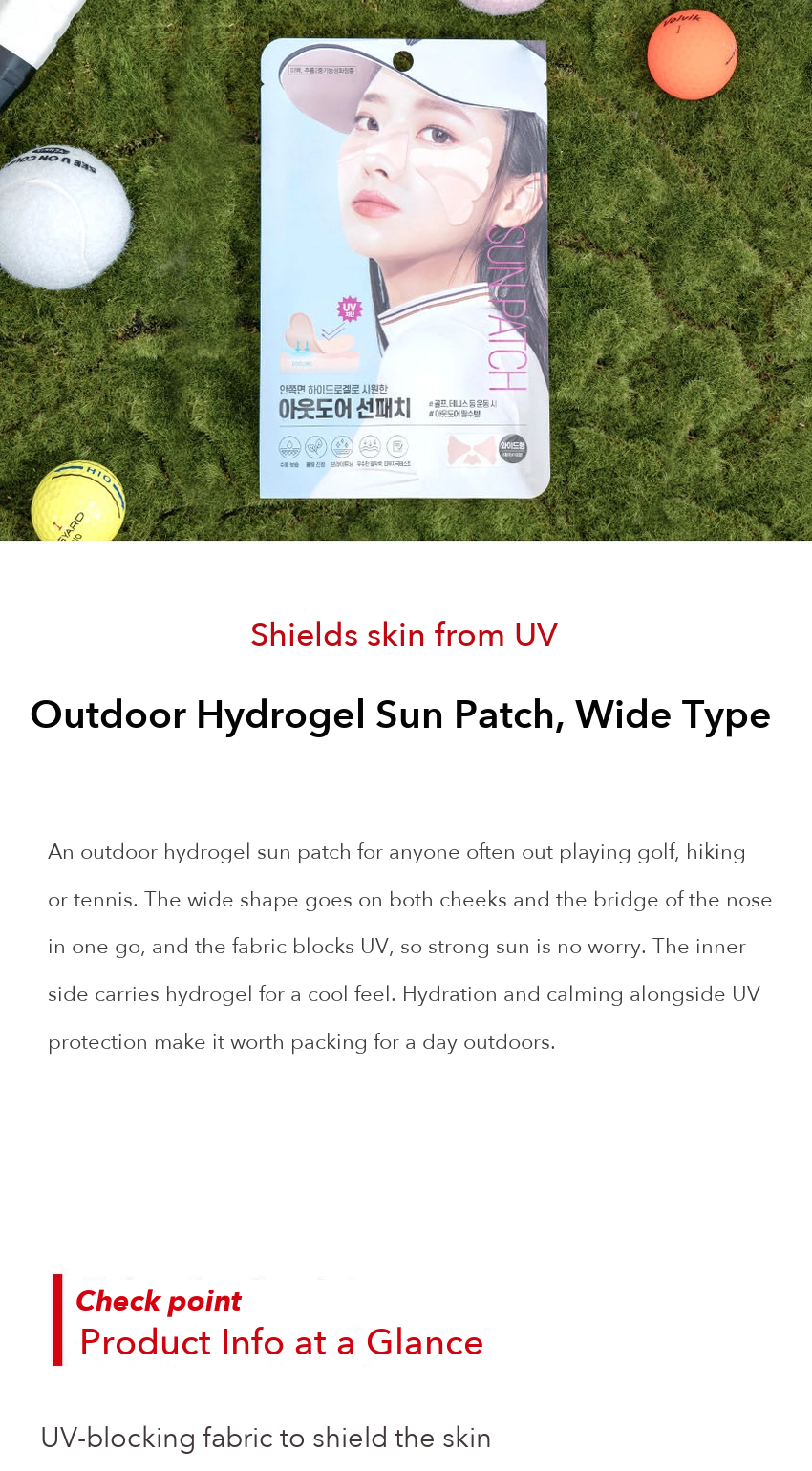 DAISO Outdoor Hydrogel Sun Patch Wide detail 01