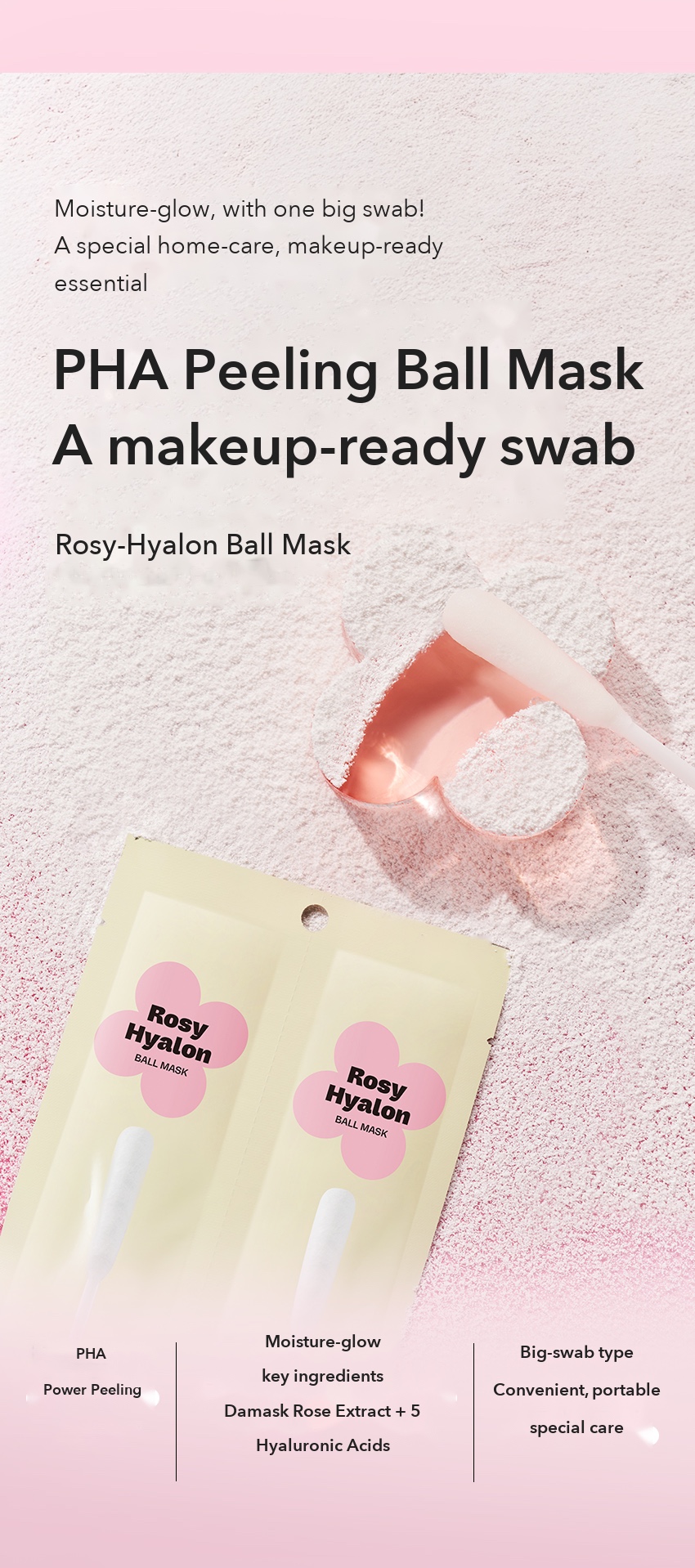 MIMO by MAMONDE Rosy-Hyalon Ball Mask detail 02