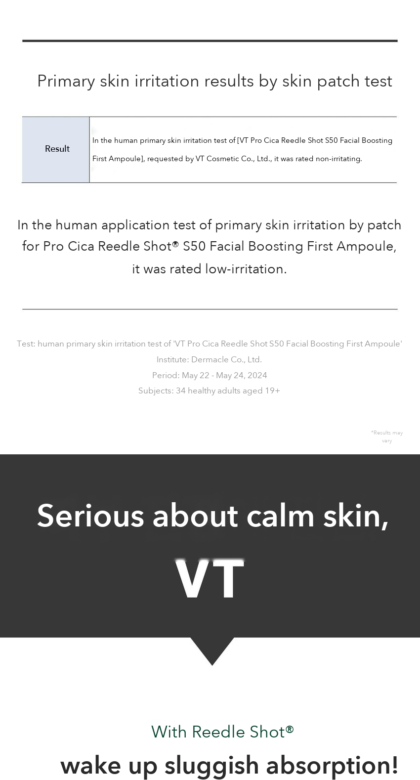 VT Pro Cica Reedle Shot S50 Facial Boosting First Ampoule 2ml x 6 detail 06