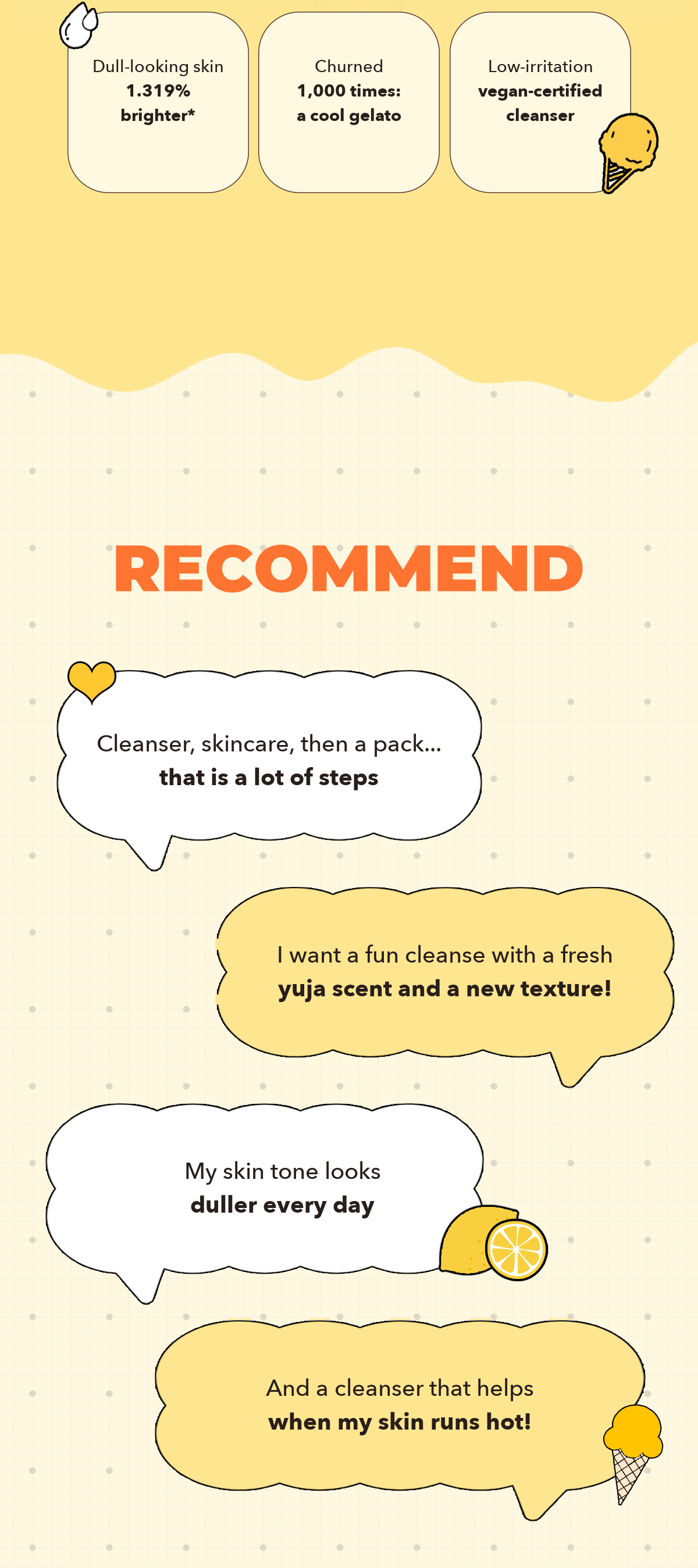 POINT Gelato Citrus Yuja Pack Cleanser detail 03
