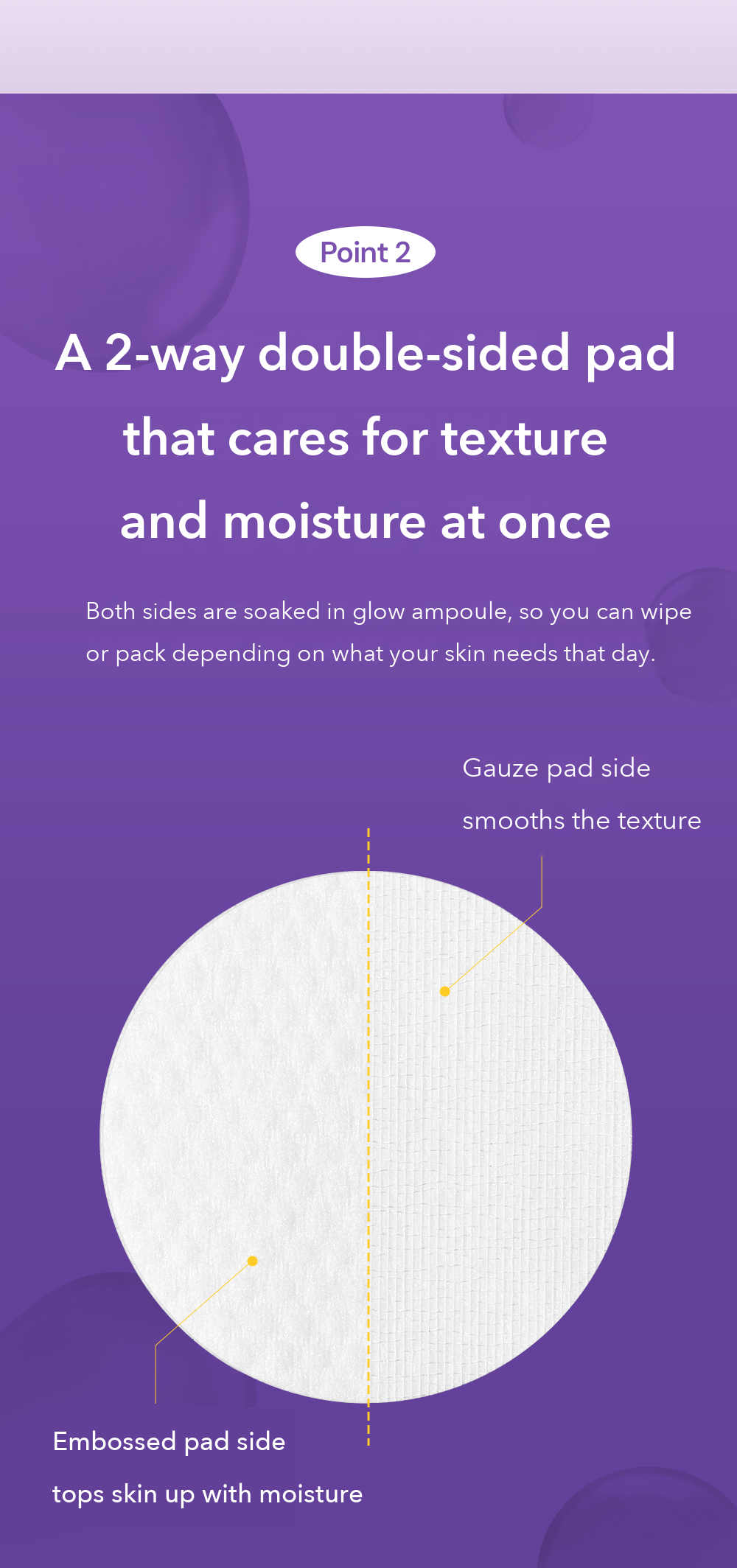 CAREZONE PLUS+ Glow Firming Ampoule Pad detail 03