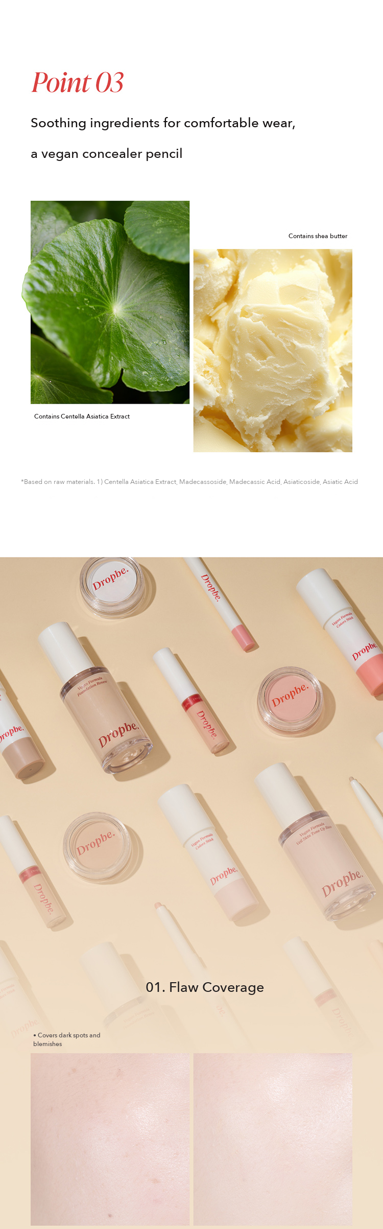 Dropbe Cover Pick Concealer Pencil Clear Beige detail 4