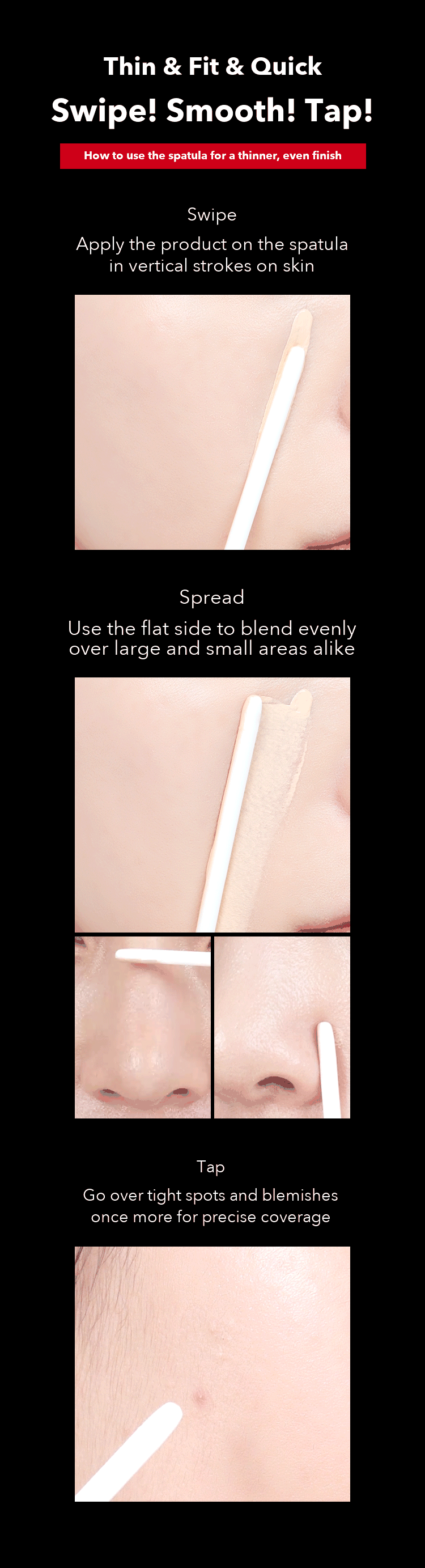 ZOOM by JUNGSAEMMOOL Satin Fit Spatula Foundation 25ml detail 04