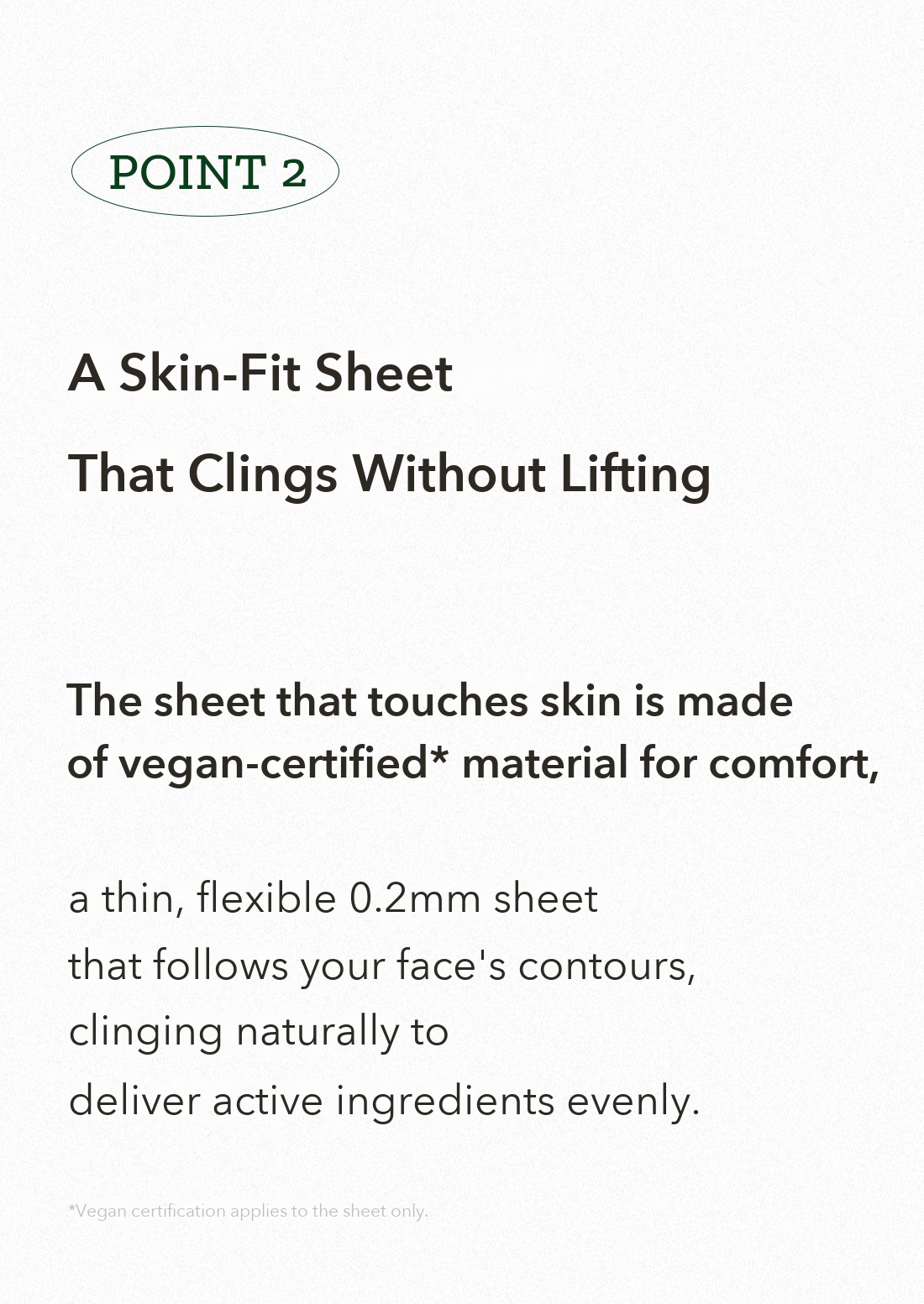 HYGGEE Calming Green Flower Mask detail 5