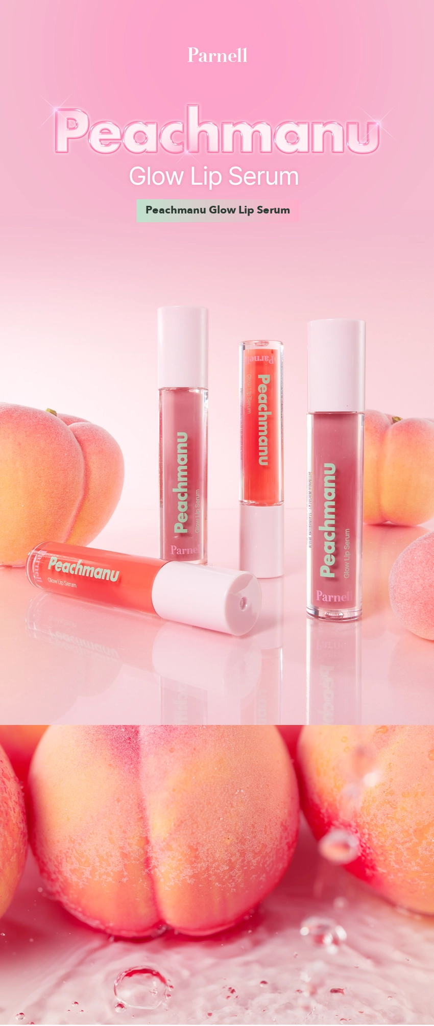 PARNELL Peachmanu Glow Lip Serum detail 01