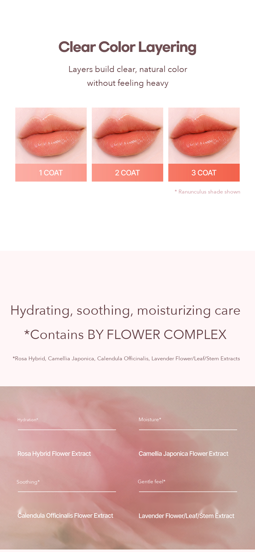 BY FLOWER Glow Lipstick 3.3g detail 08