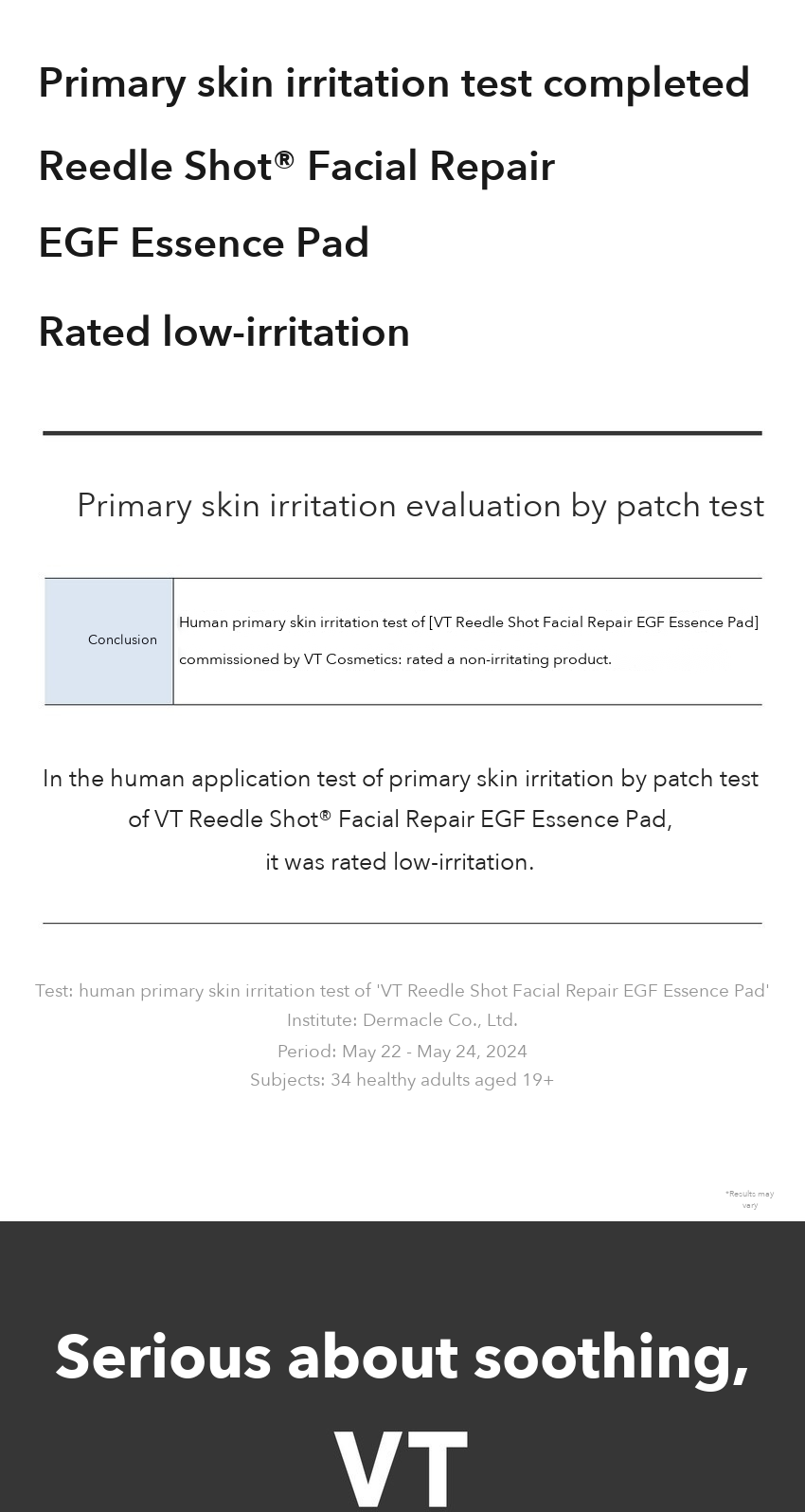 VT Reedle Shot Facial Repair EGF Essence Pad 8 Pads detail 04