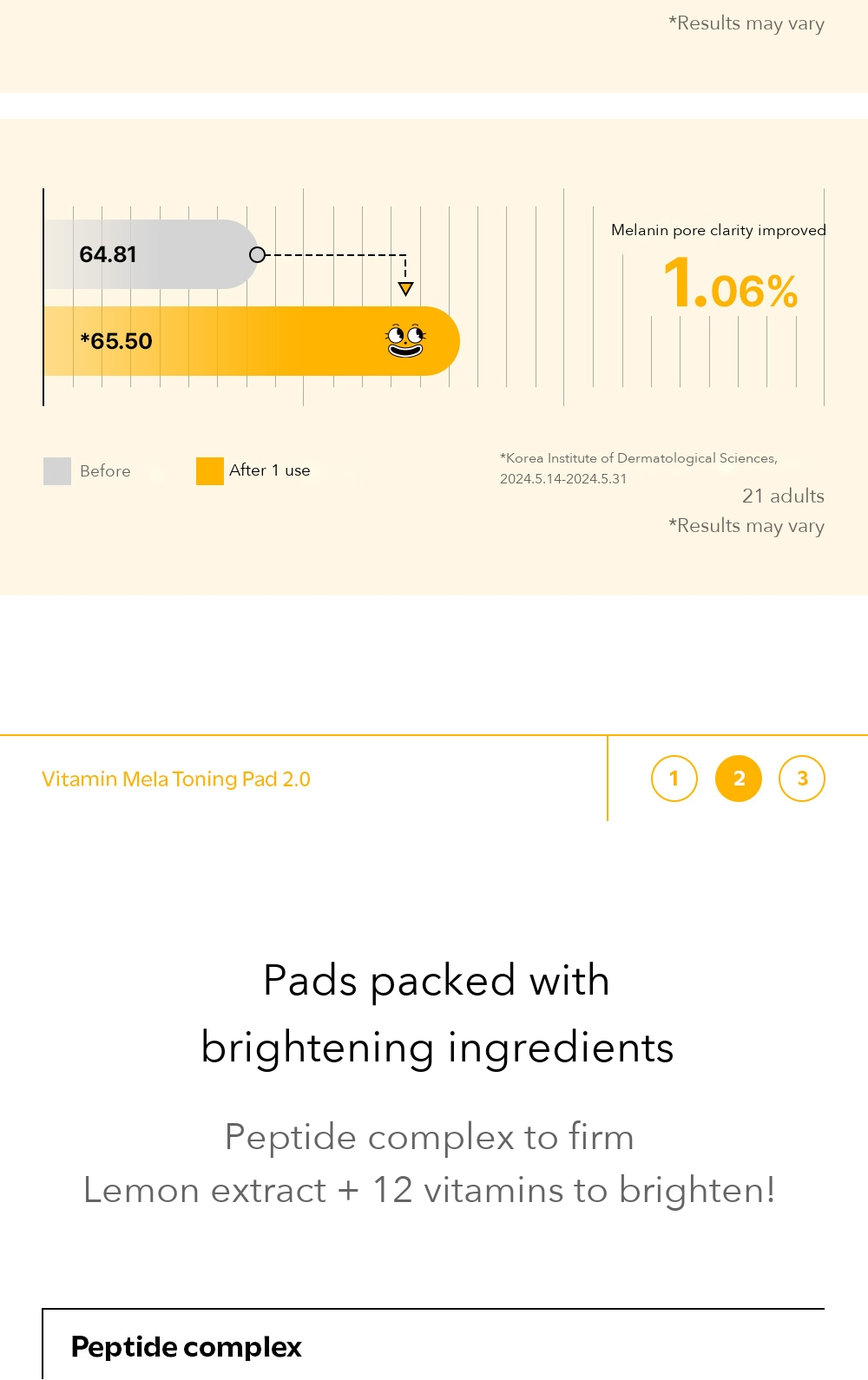 Vitamin Mela Toning Pad Refill detail 8