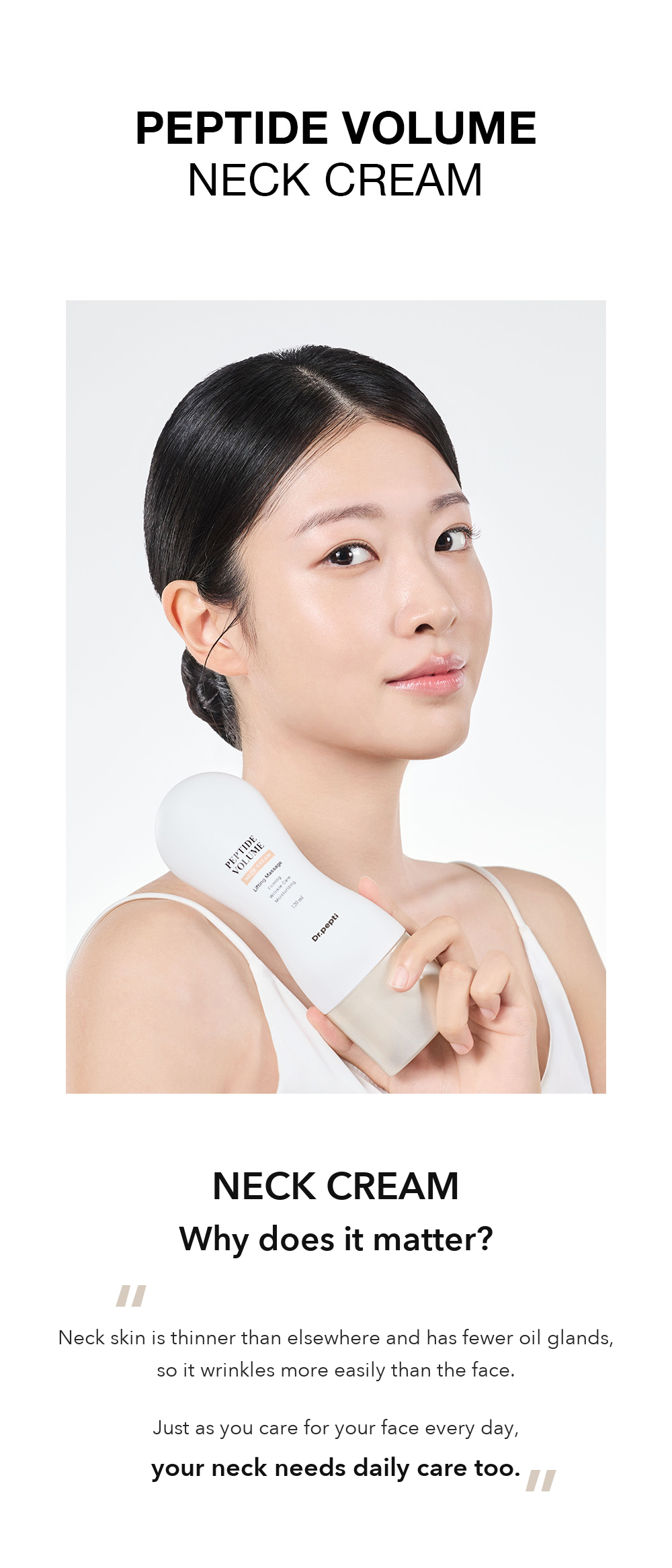 DR.PEPTI Peptide Volume Neck Cream detail 05