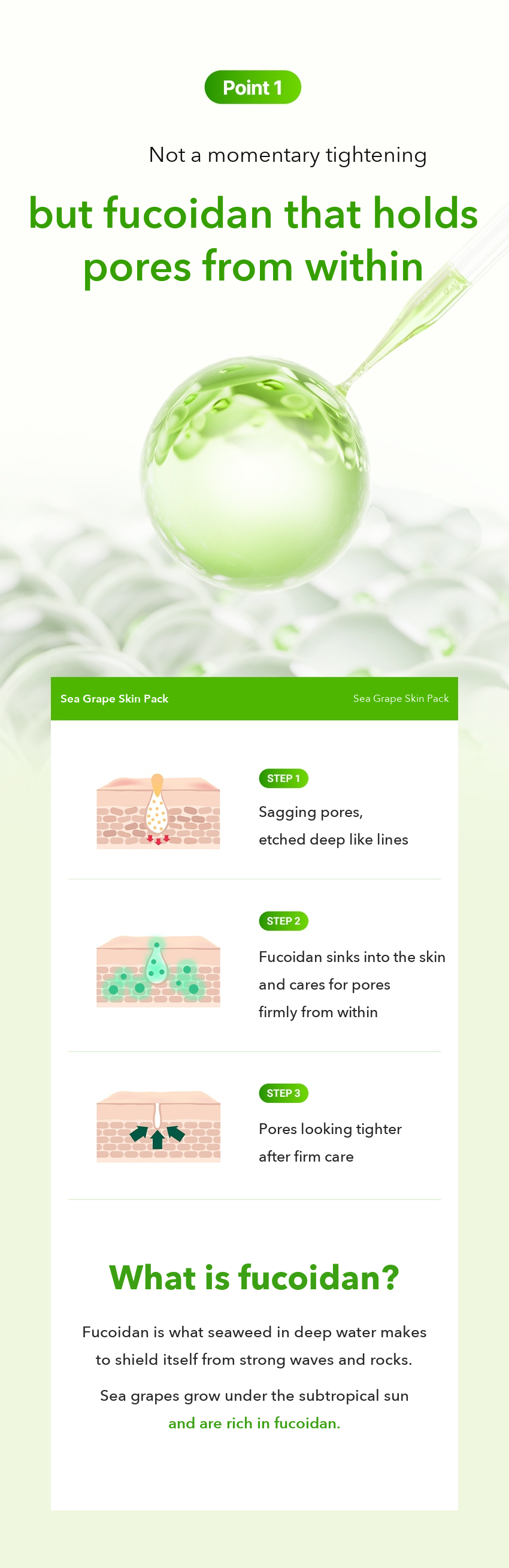 MOMMY CARE Sea Grape Skin Pack detail 8