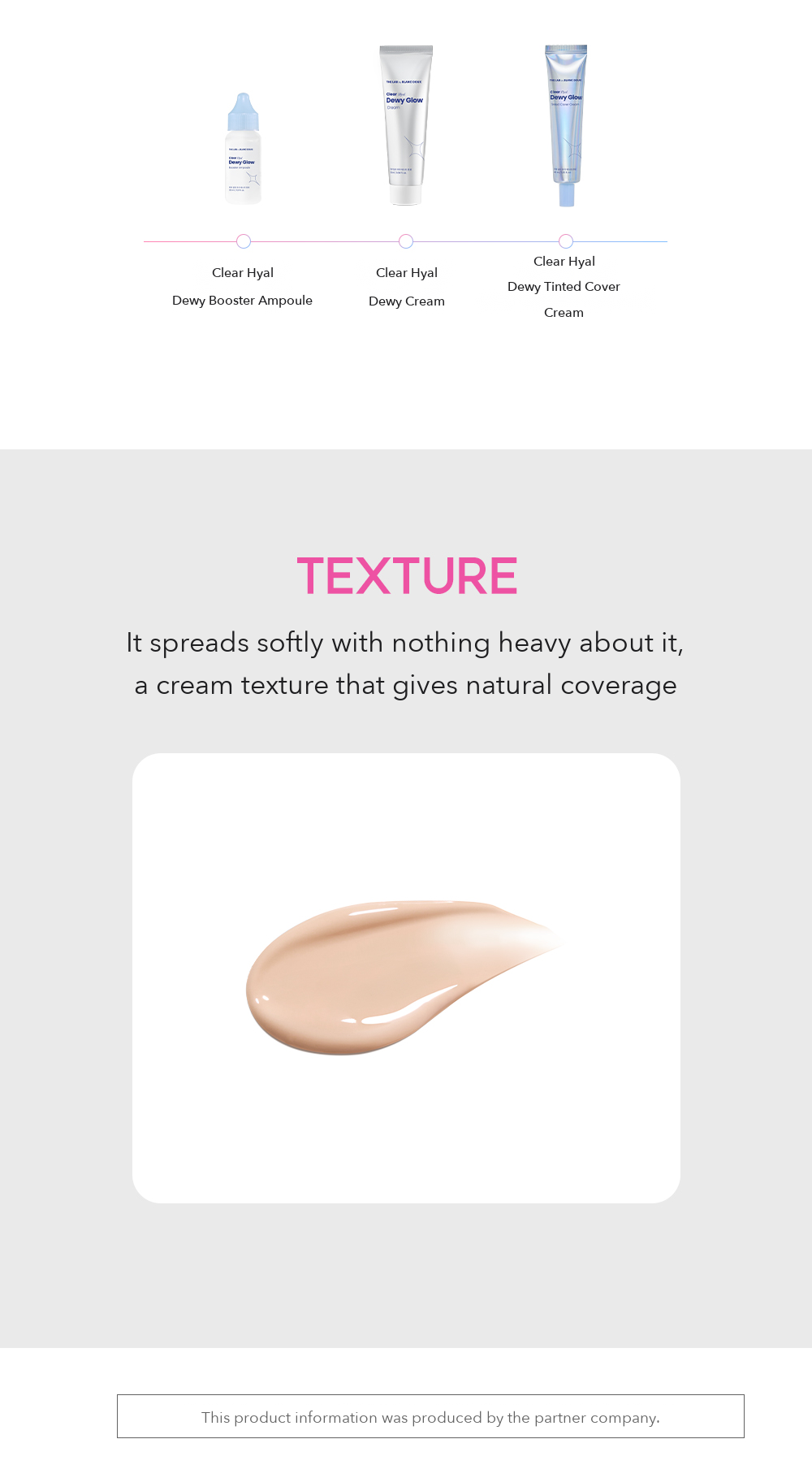 THE LAB by BLANC DOUX Clear Hyal Dewy Tinted Cover Cream detail 11