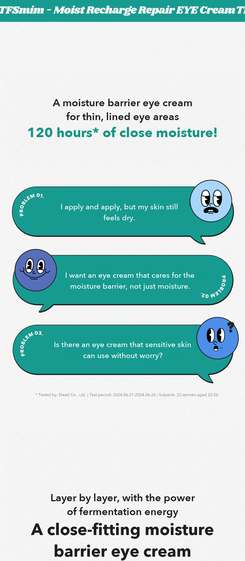 THE FACE SHOP The Smim Moist Recharge Repair Eye Cream detail 2