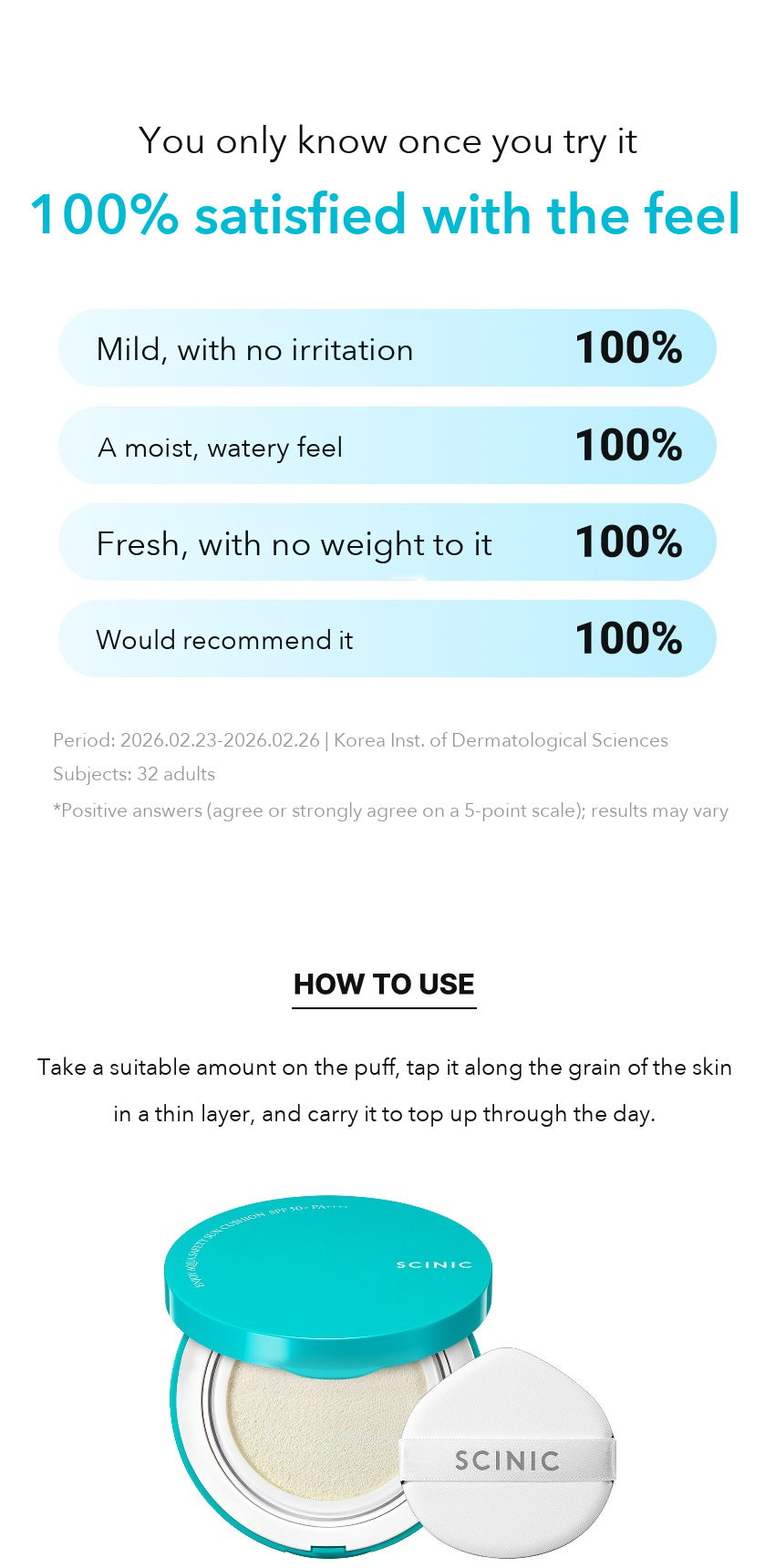 SCINIC Enjoy Aqua Safety Mineral Sun Cushion 15g detail 06