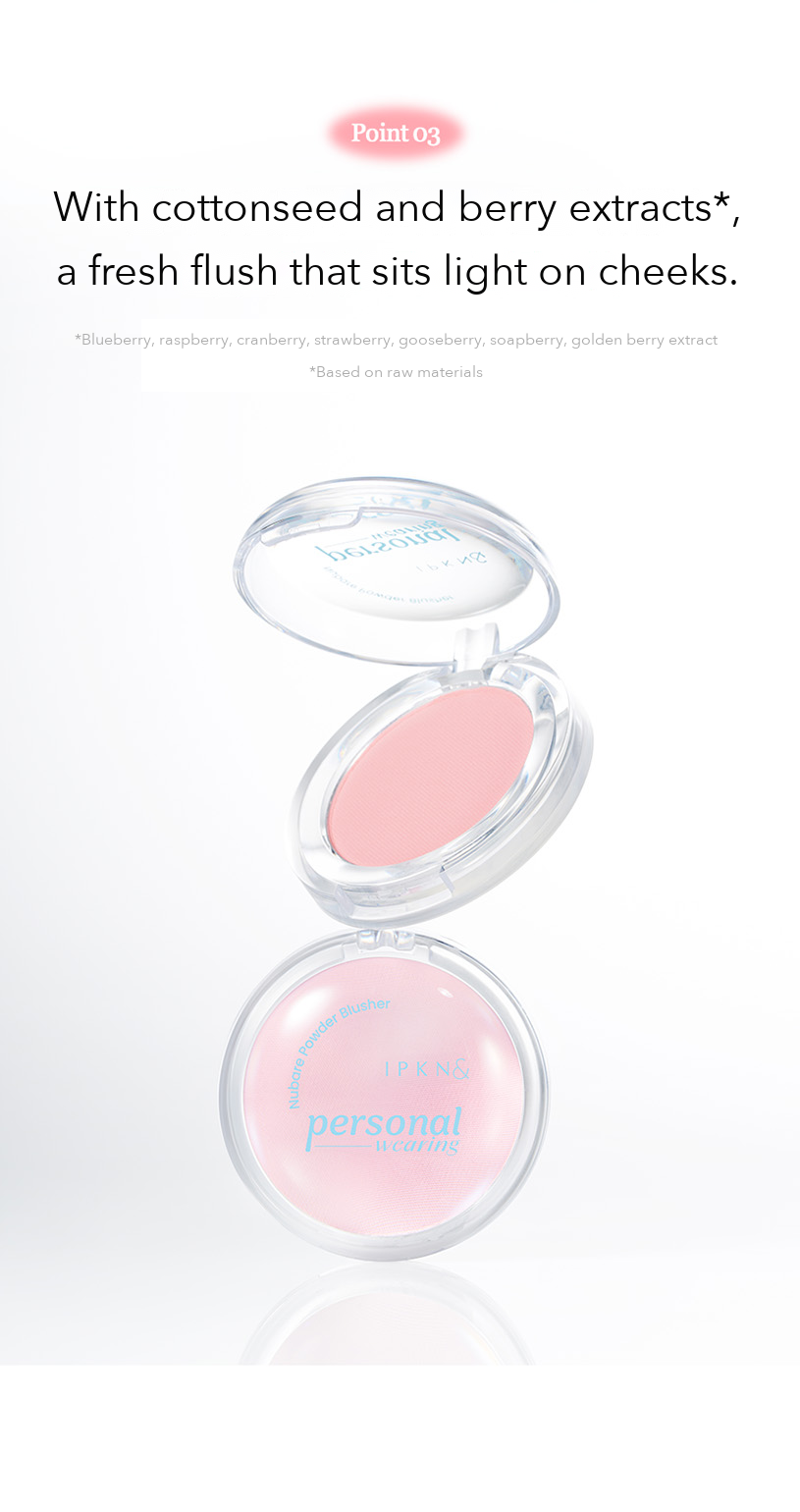 IPKN Nubare Powder Blusher detail 04