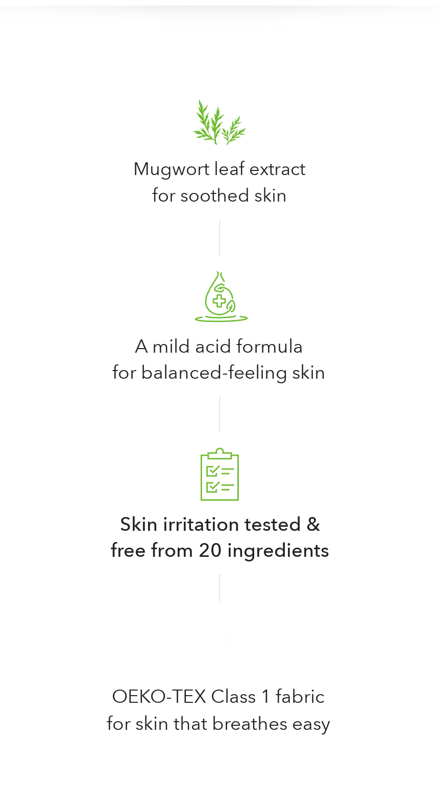 JMsolution Relief Mildly Acidic Mugwort Mask detail 2