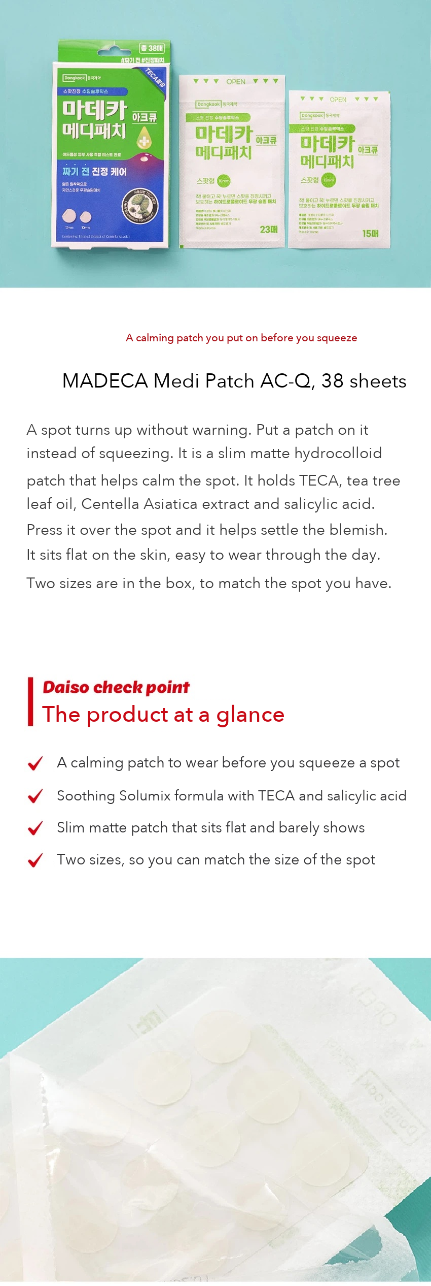 MADECA Medi Patch AC-Q detail 01