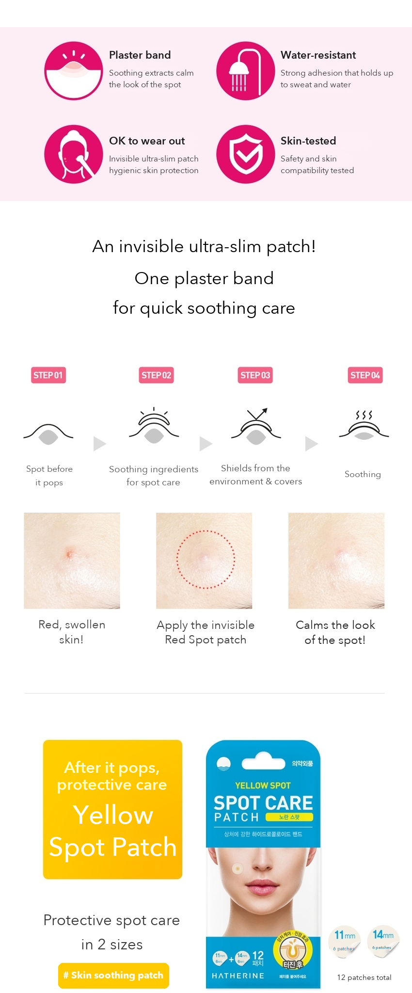 Haeserin Spot Care Patch Yellow Spot detail 02