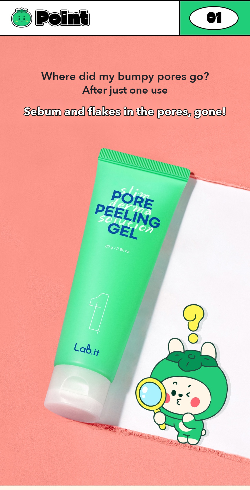 Lab.it Pore Peeling Gel detail 4