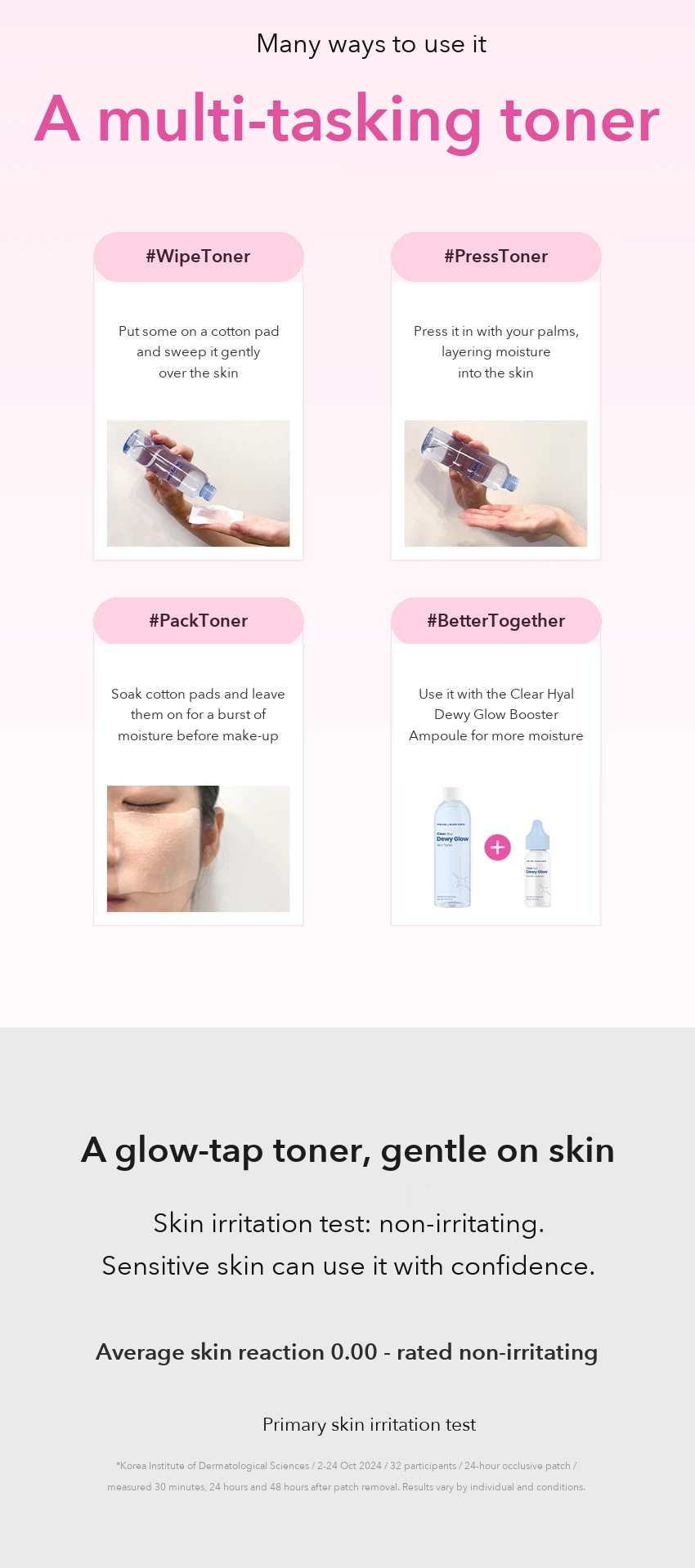 THE LAB by BLANC DOUX Clear Hyal Dewy Glow Toner detail 05