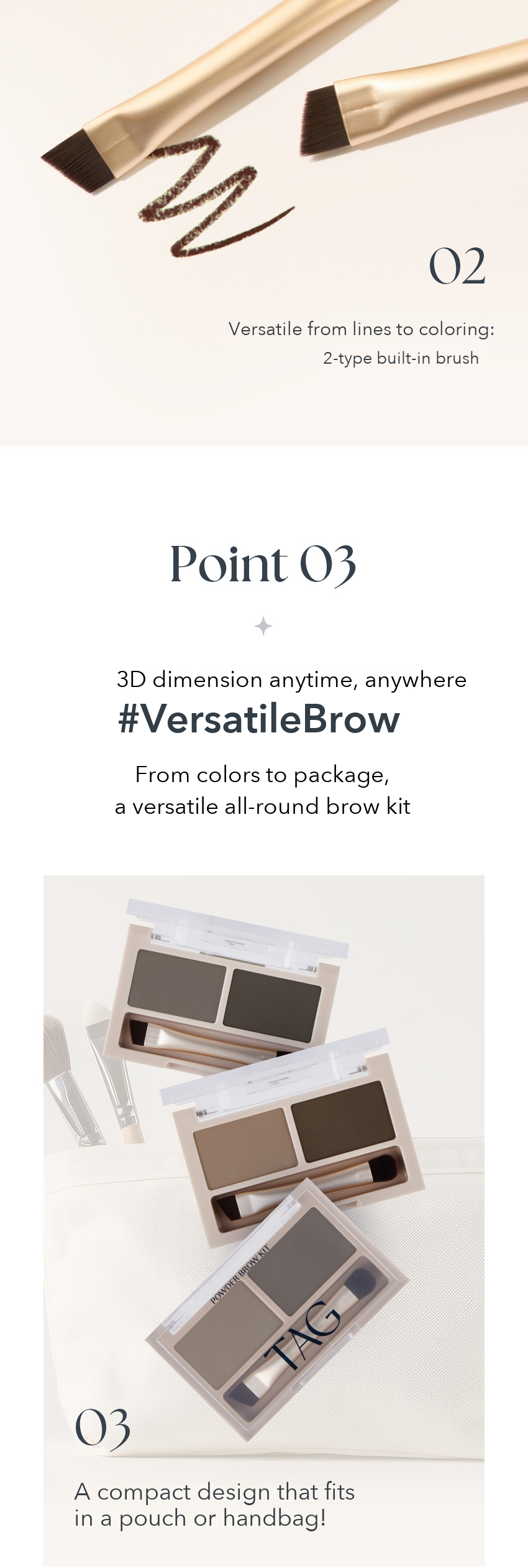 TAG Powder Brow Kit detail 6