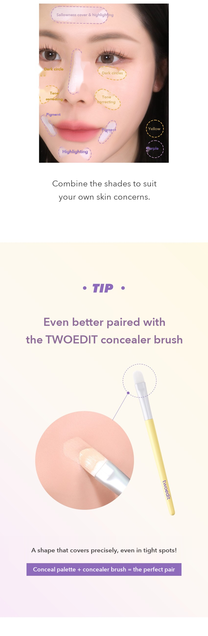 TWOEDIT Skin Cover Conceal Palette detail 09