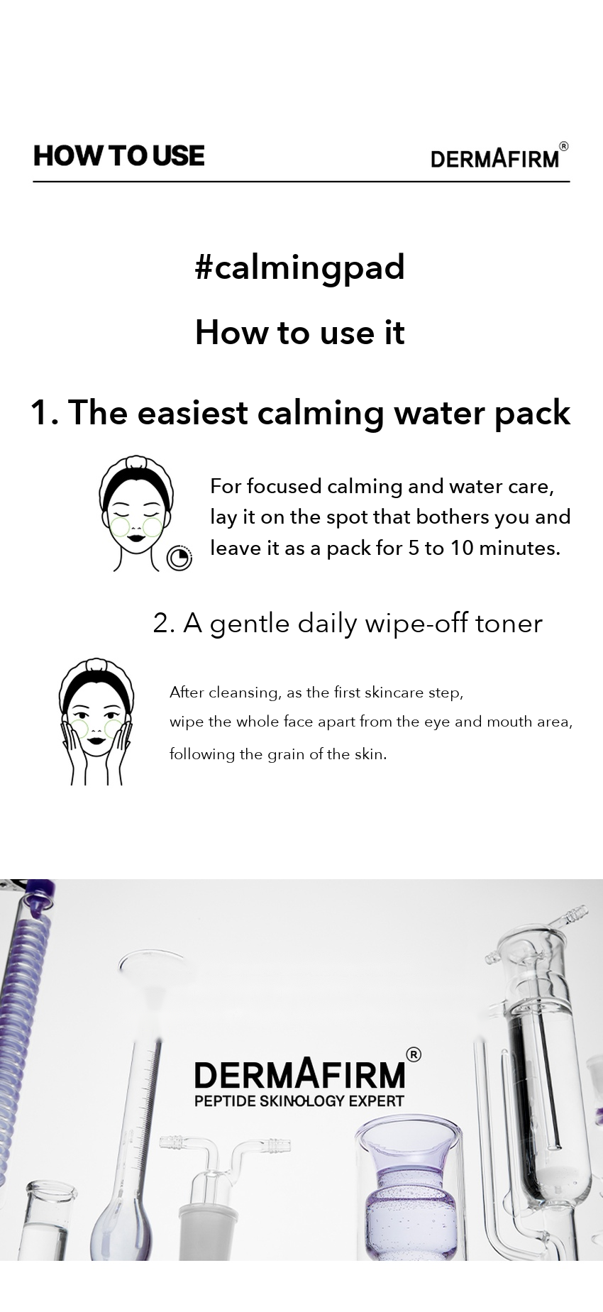 DERMAFIRM Cica Exosome Calming Repair Pad detail 09