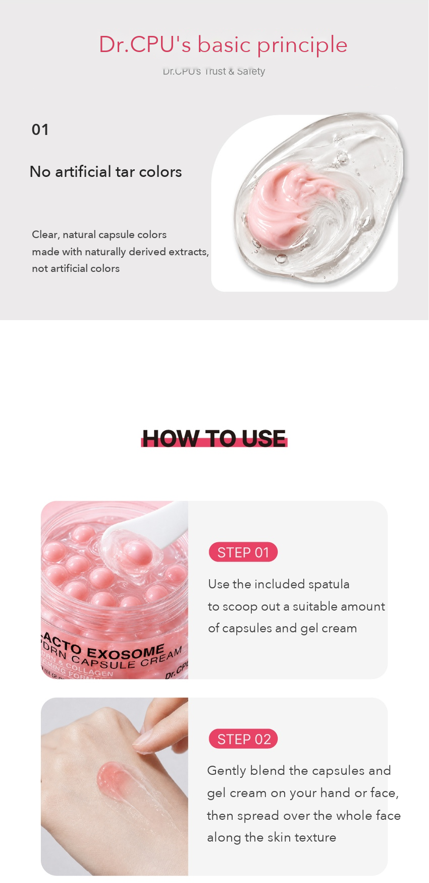 Dr.CPU+ Lacto Exosome PDRN Capsule Cream detail 05