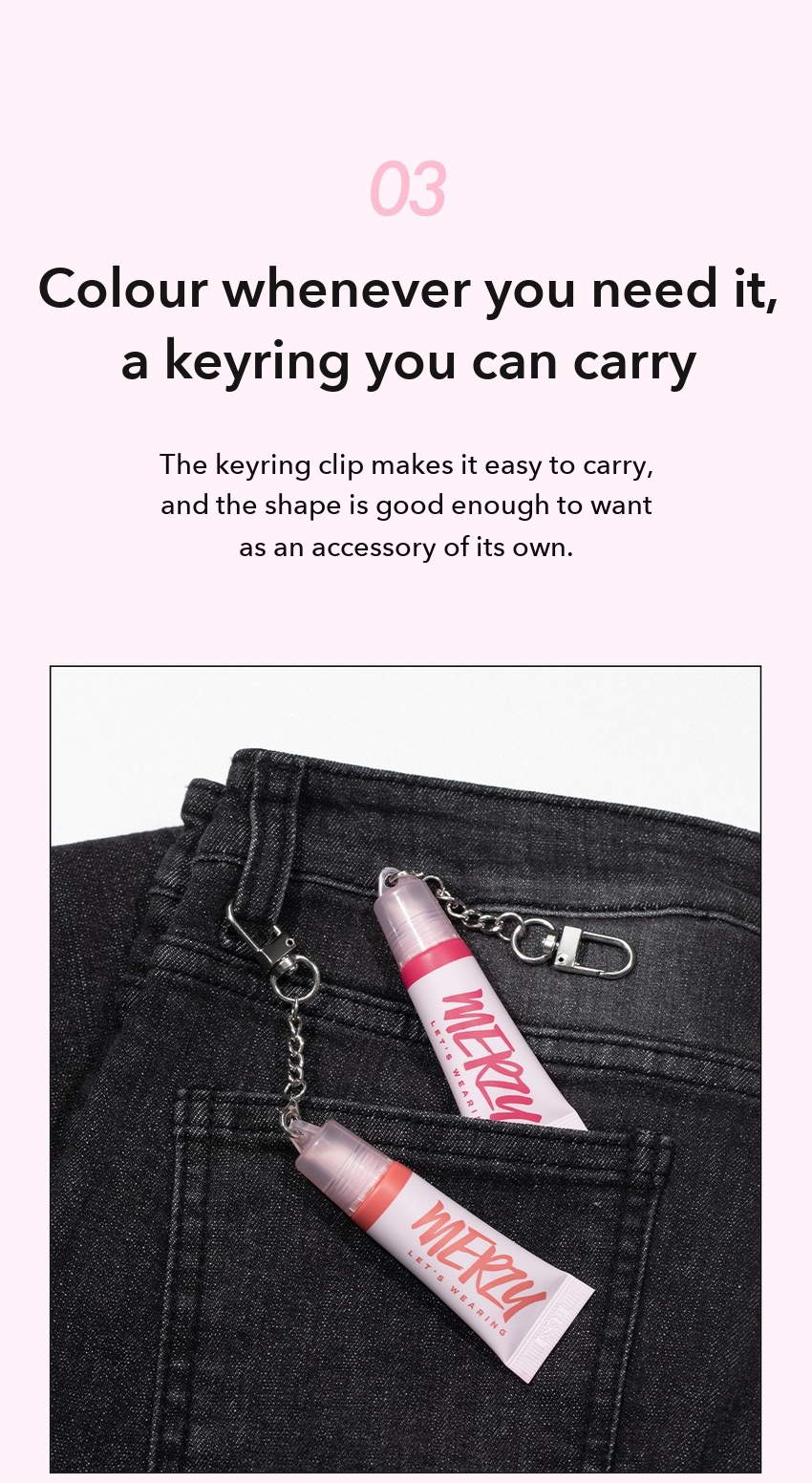 MERZY Let's Wearing Blur Tint Keyring detail 07