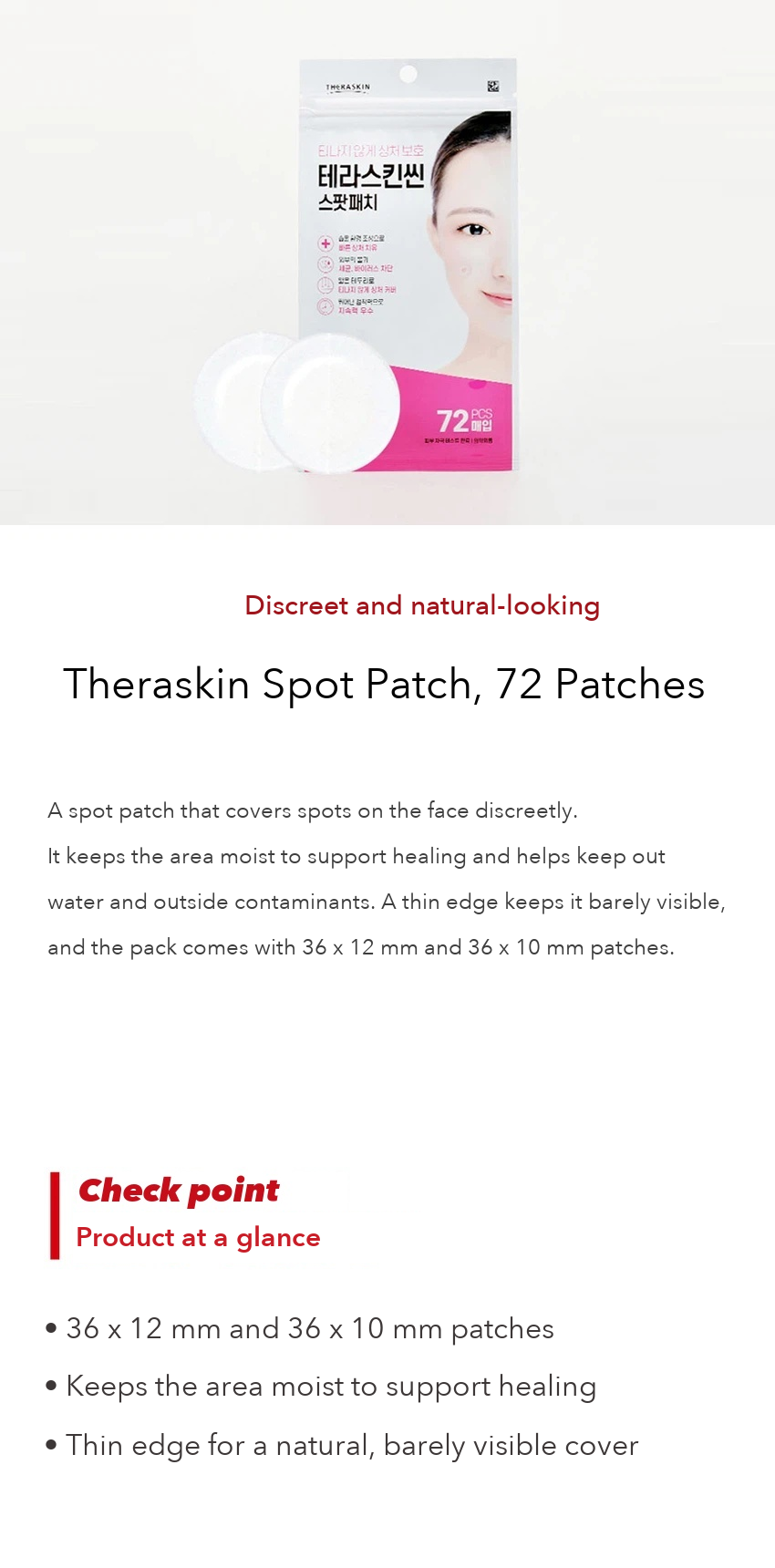 THERASKIN Spot Patch 72 detail 1