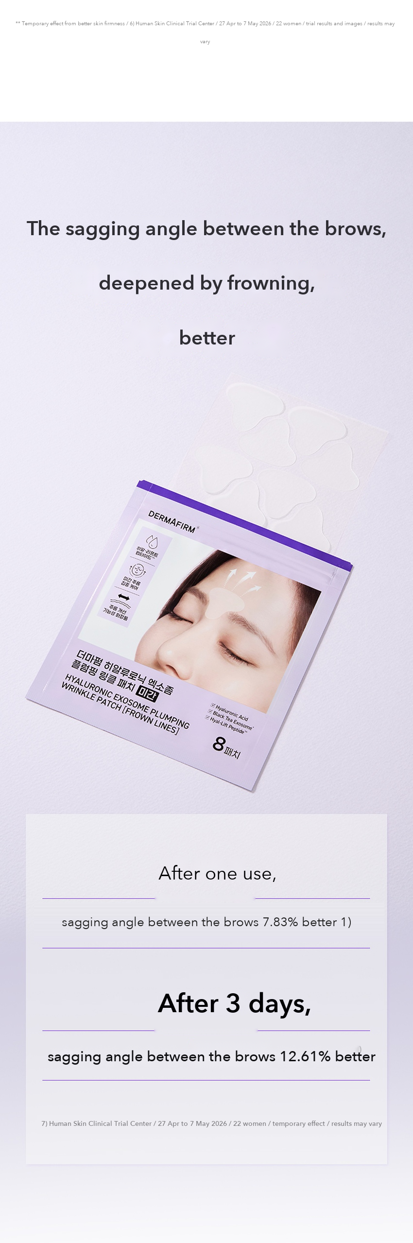 DERMAFIRM Hyaluronic Exosome Plumping Wrinkle Patch detail 07